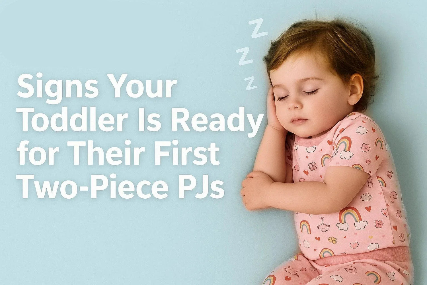 Signs Your Toddler Is Ready for Their First Two-Piece PJs