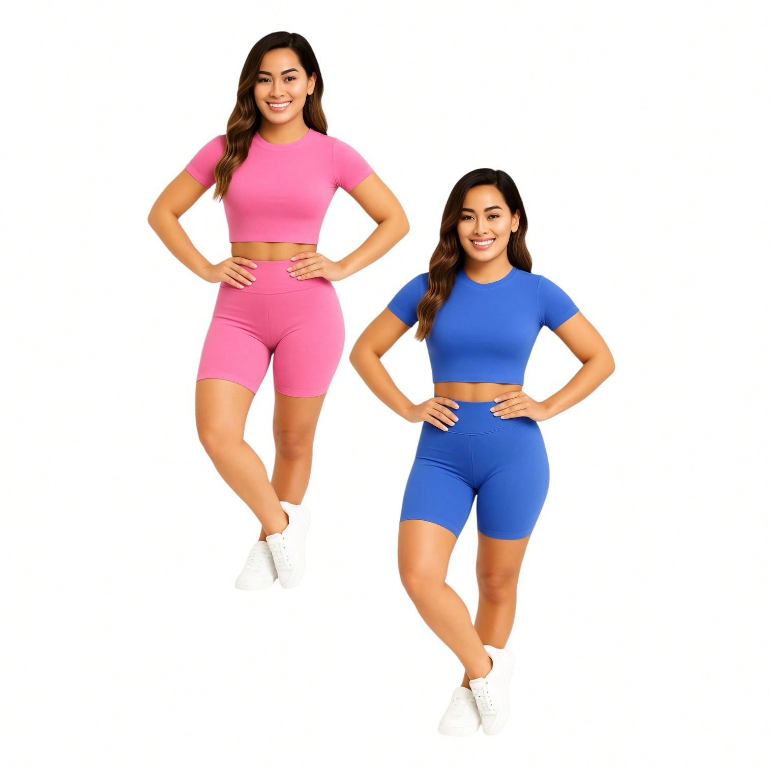 BenBen Women’s 2-Piece Athletic Outfit Workout Sets Seamless Gym Clothing