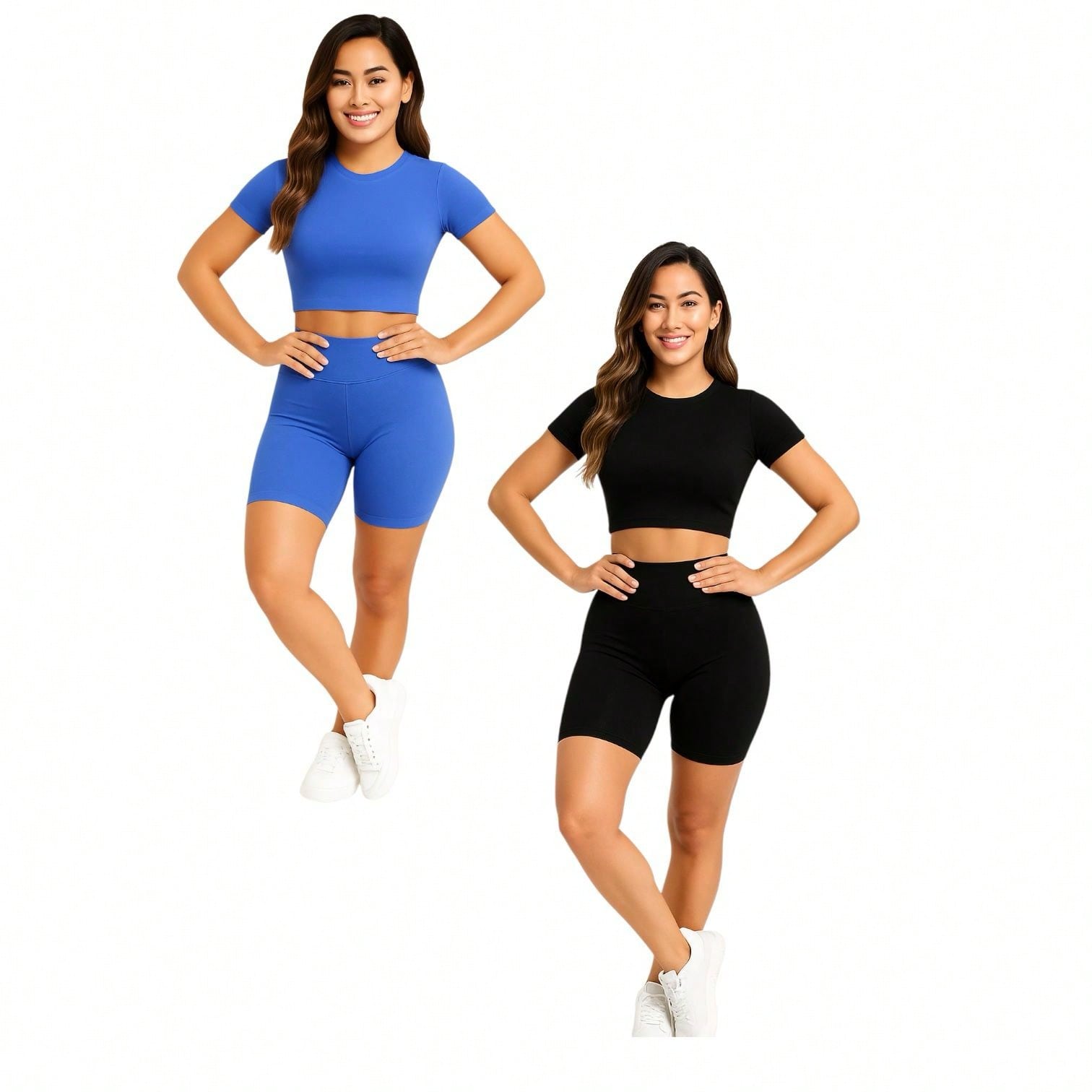 BenBen Women’s 2-Piece Athletic Outfit Workout Sets Seamless Gym Clothing