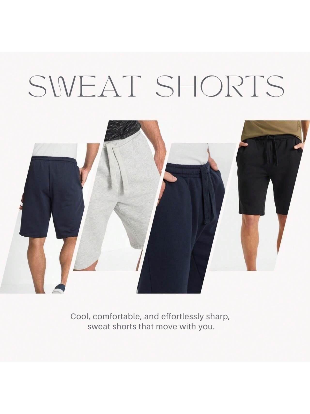 BenBen Men Athletic Shorts Mesh Workout Running Exercise Cool - 4 Pack