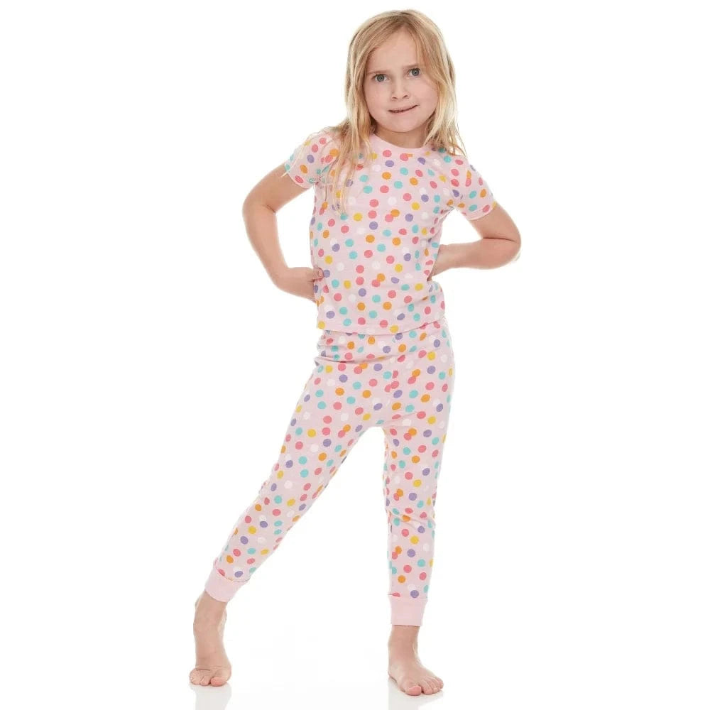 3-Pack Girls Toddler Pajamas – Super Soft Snug Fit (12M–8Y)