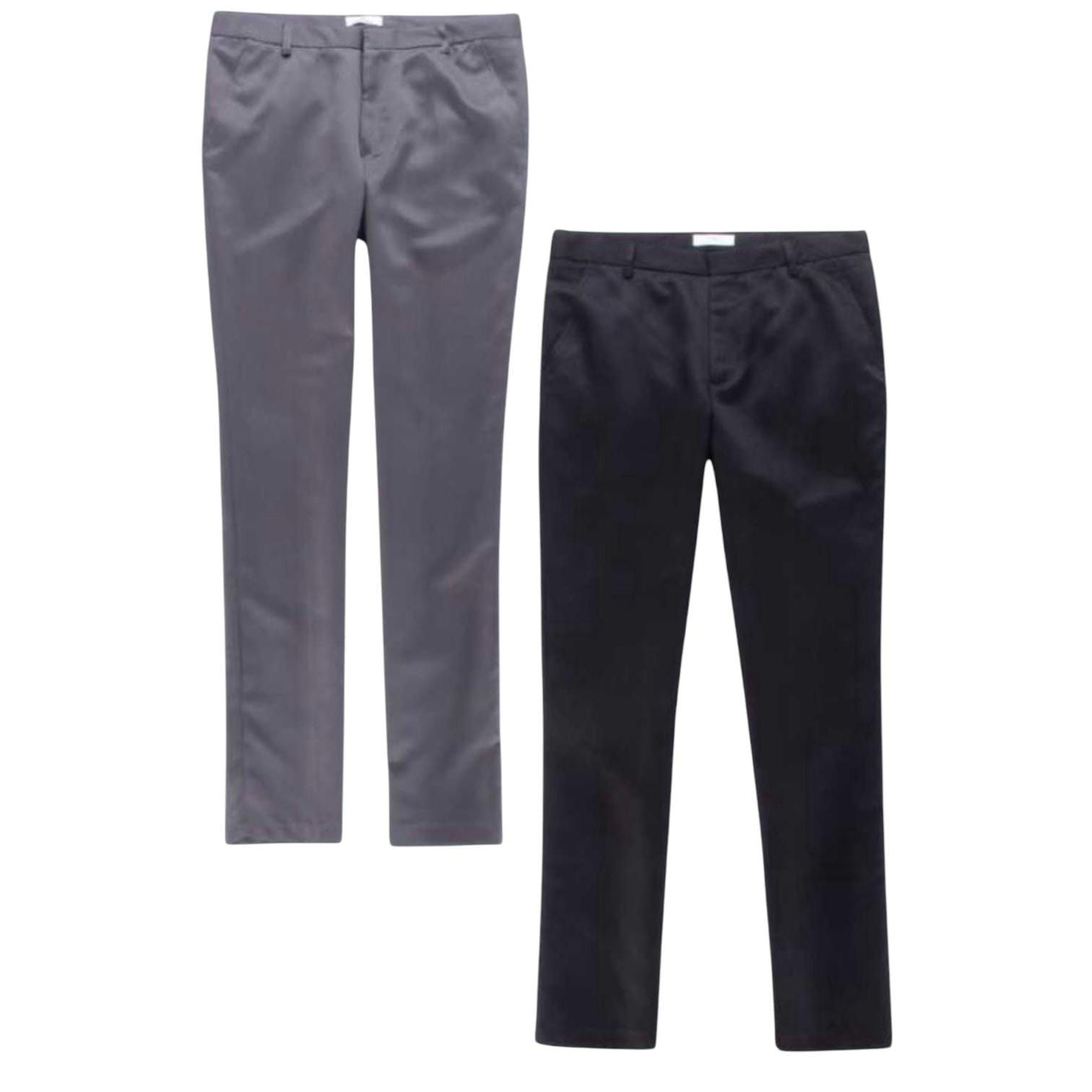 Men's Casual Dress Pants Solid Color Stylish & Affordable | 2pc With Comfort Style