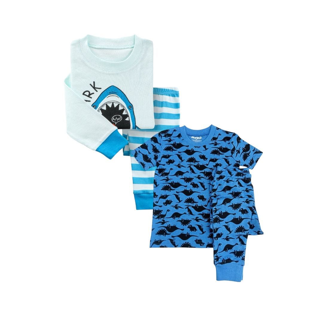 BenBen 2-Pack Boys Toddler Pajama Sets – Super Soft Snug Fit (12M–8Y)