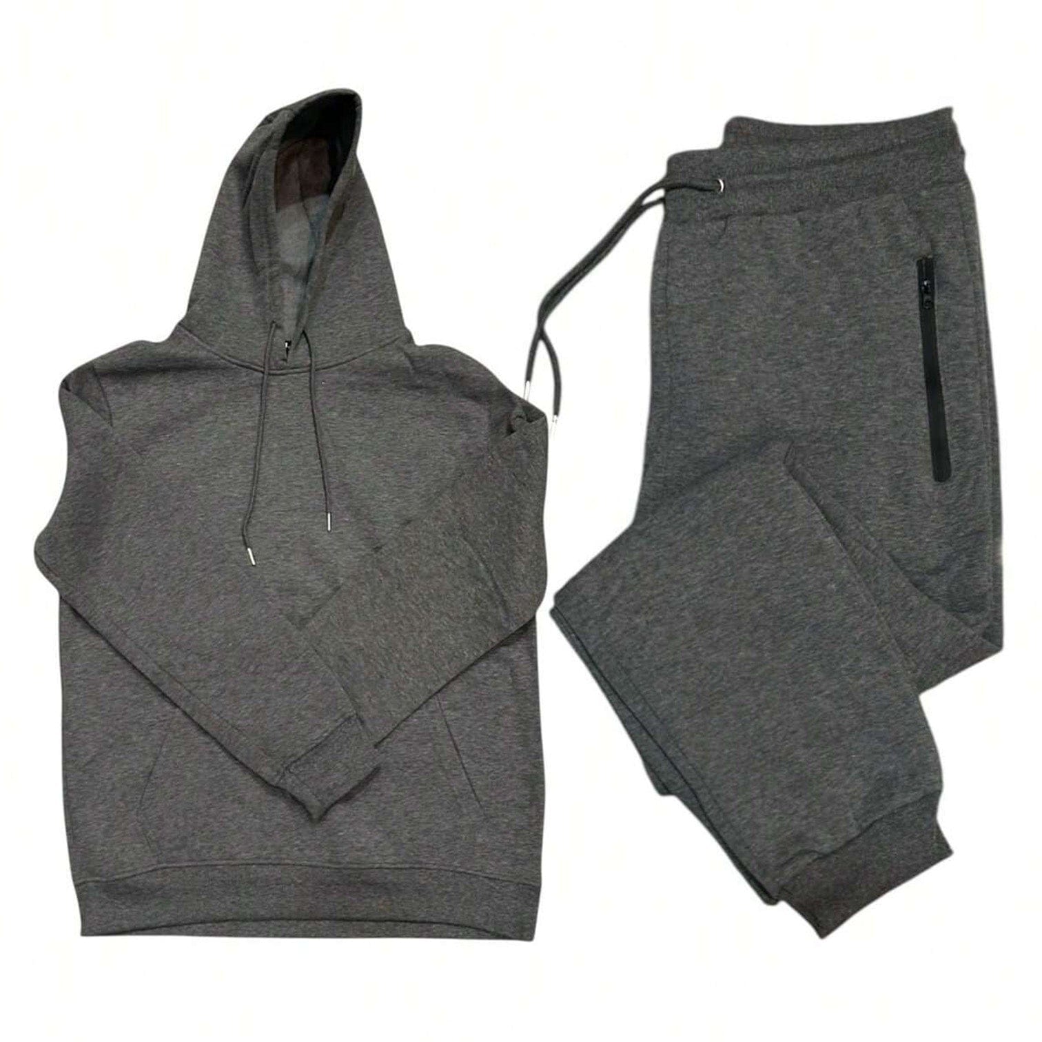 BenBen Mens Hoodie Matching Set Ultra Soft Fleece - 2 Pack