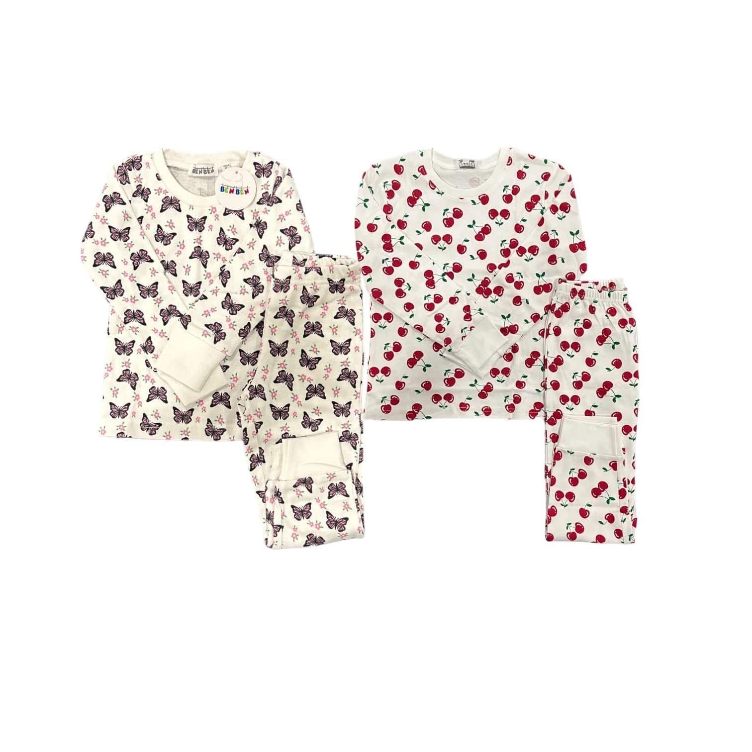 Girls 2-Pack Pajamas – Soft Cotton Toddler Sleepwear