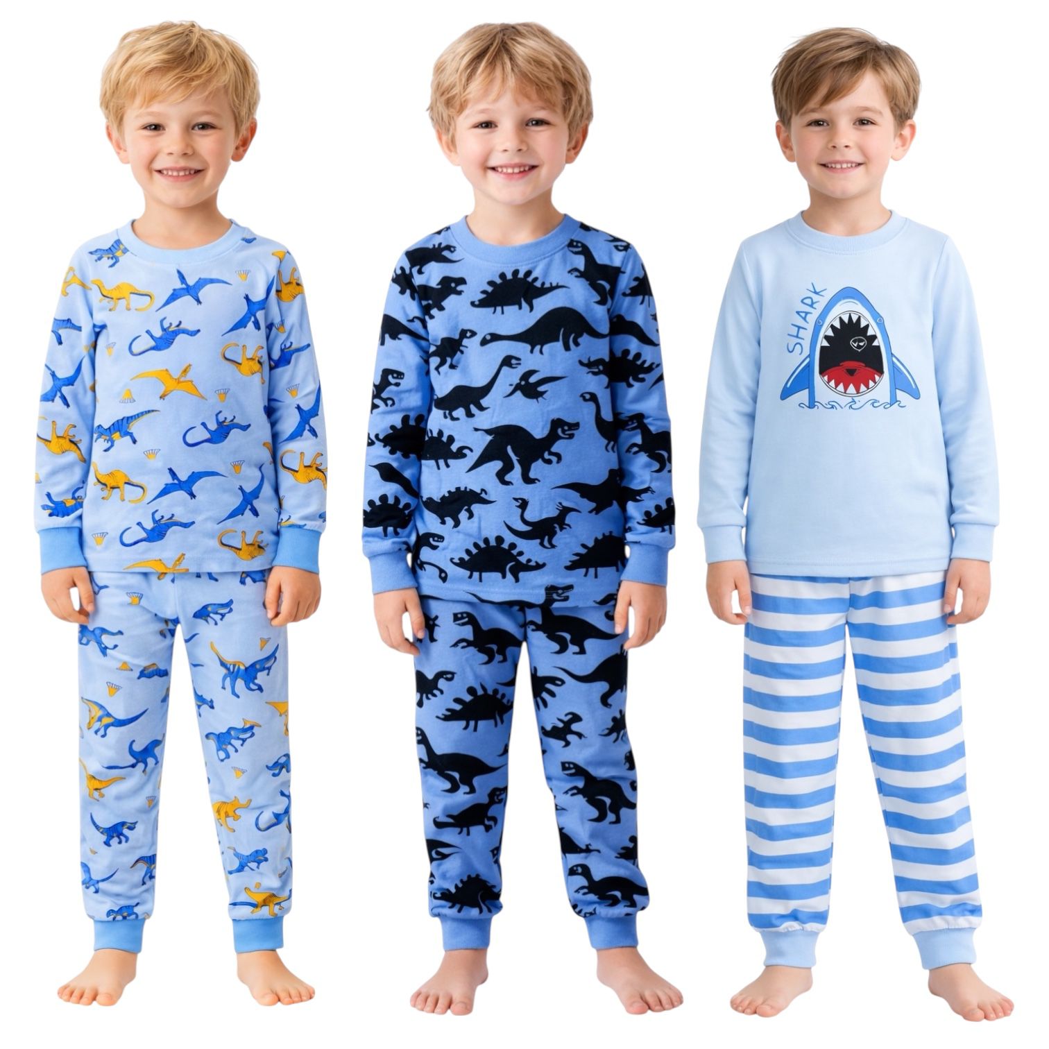 Animal Pajama Set (3-Pack)