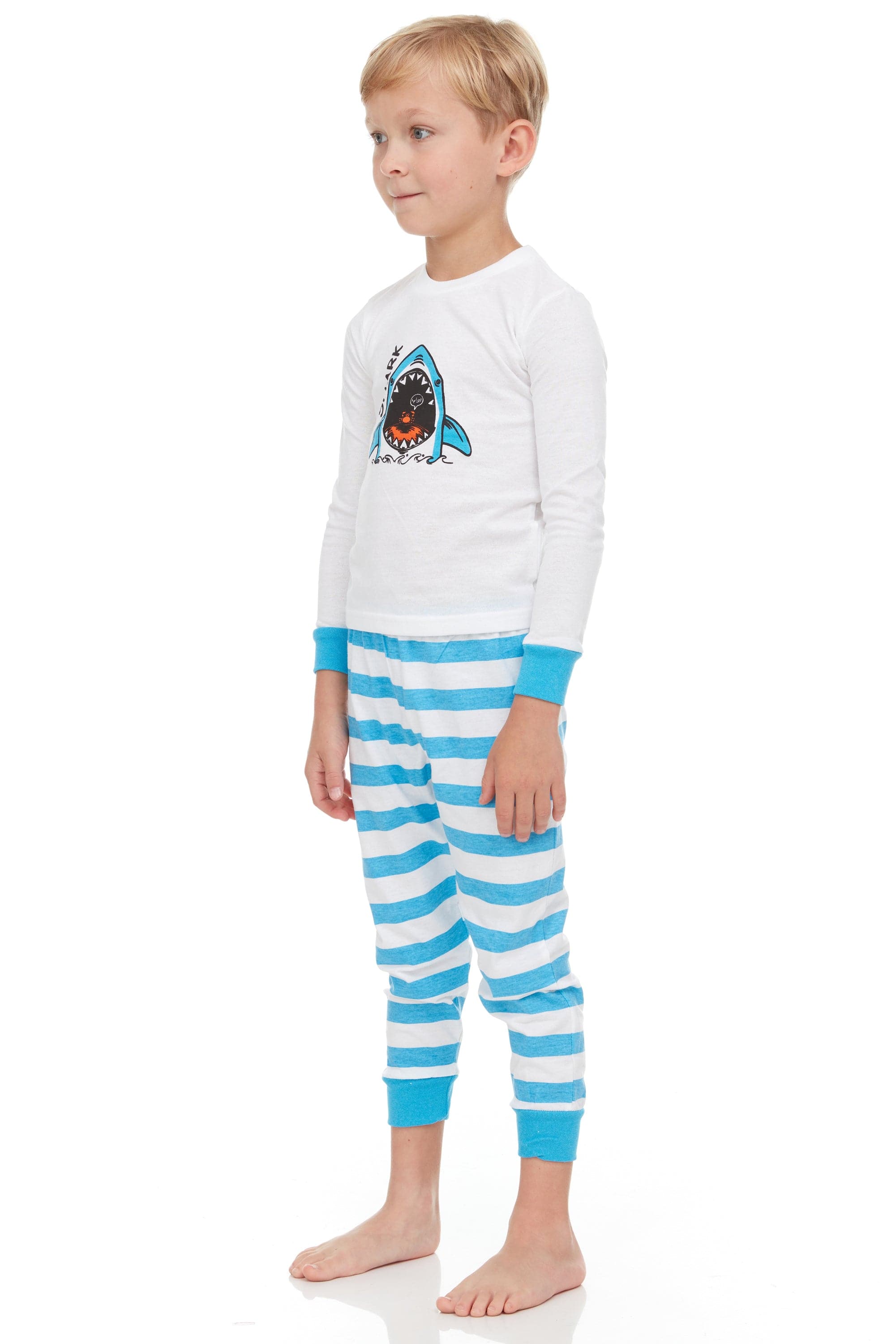 Boys Long Sleeve Pajamas – Soft Toddler Sleepwear (12M–8Y)