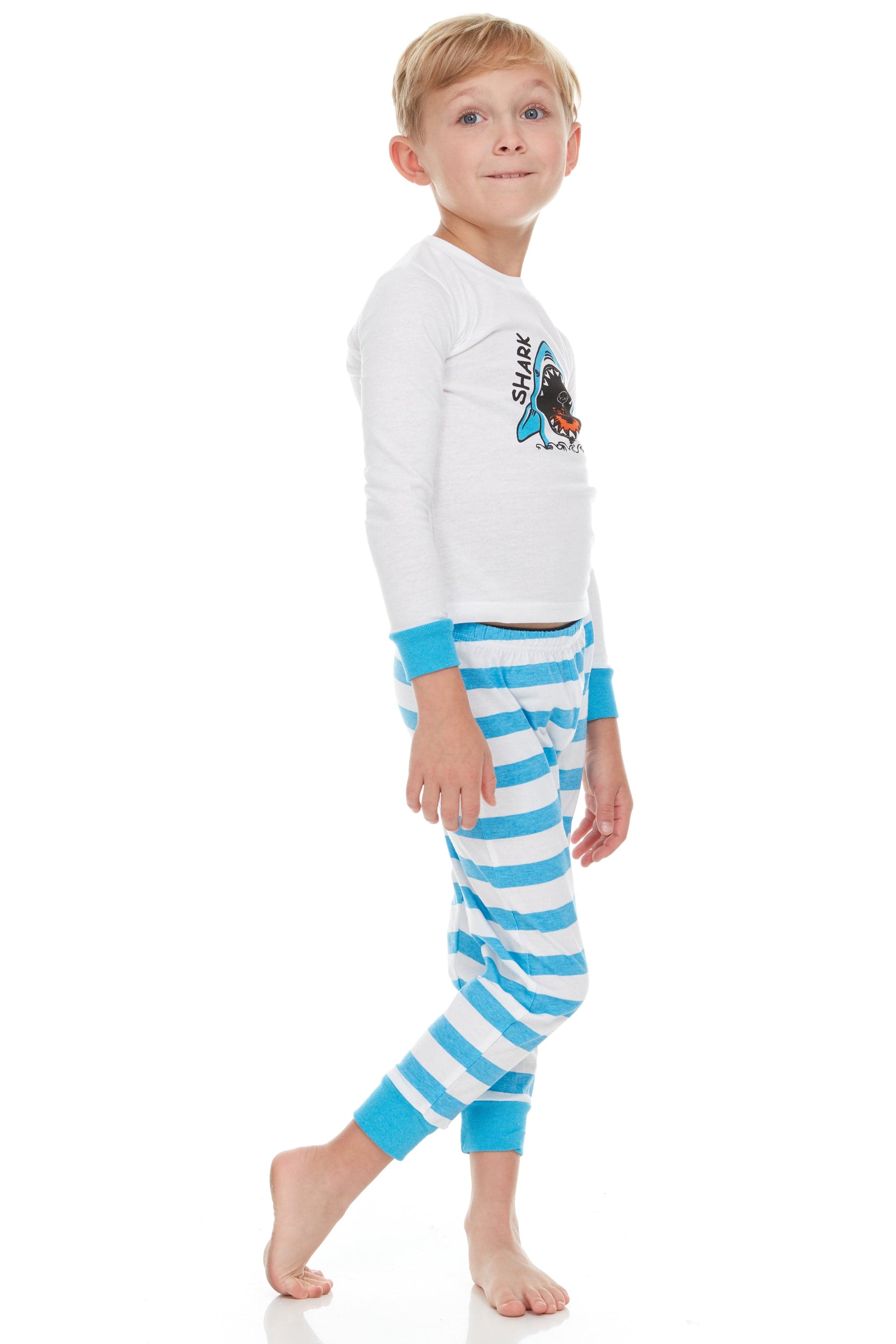 Boys Long Sleeve Pajamas – Soft Toddler Sleepwear (12M–8Y)