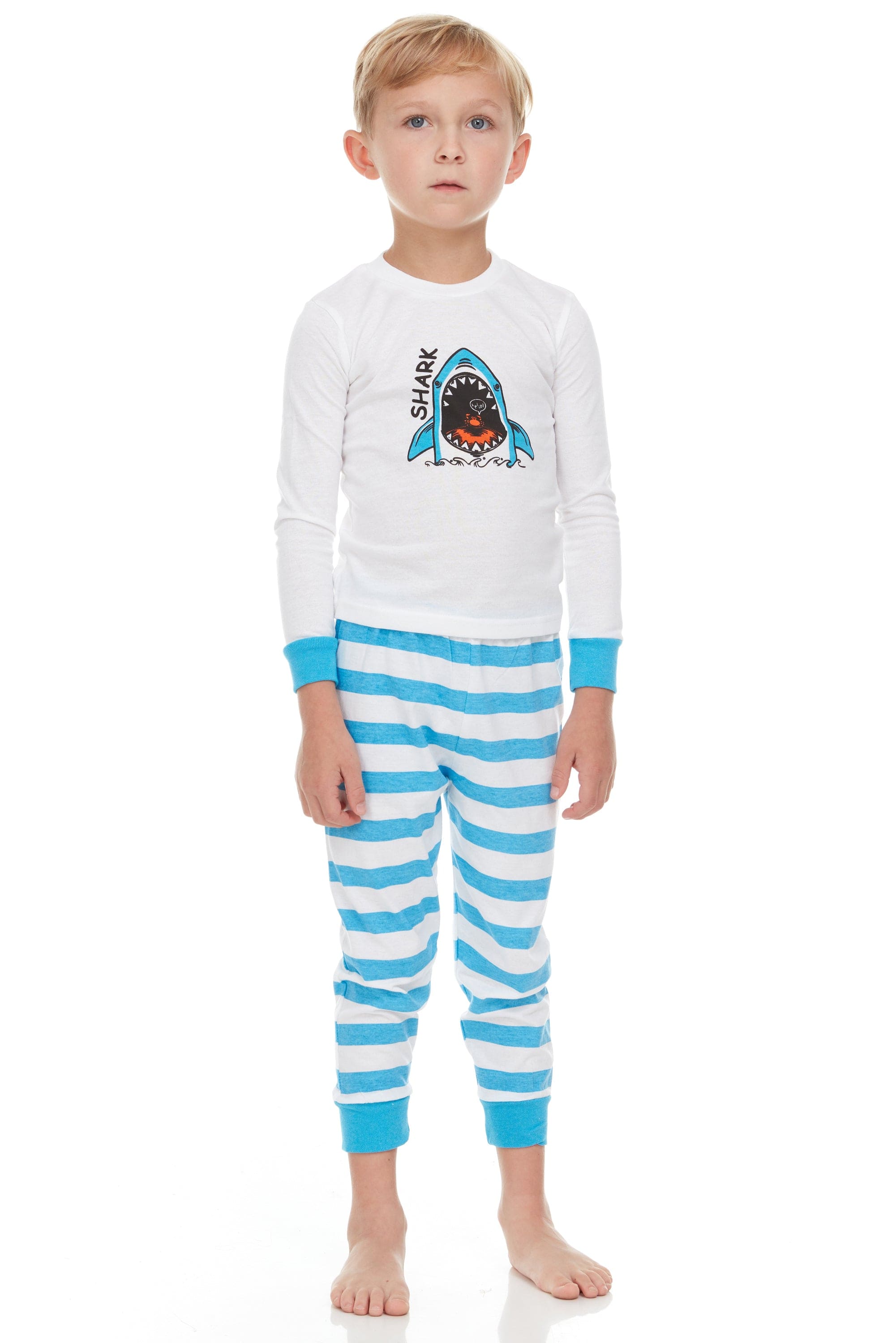 Boys Long Sleeve Pajamas – Soft Toddler Sleepwear (12M–8Y)