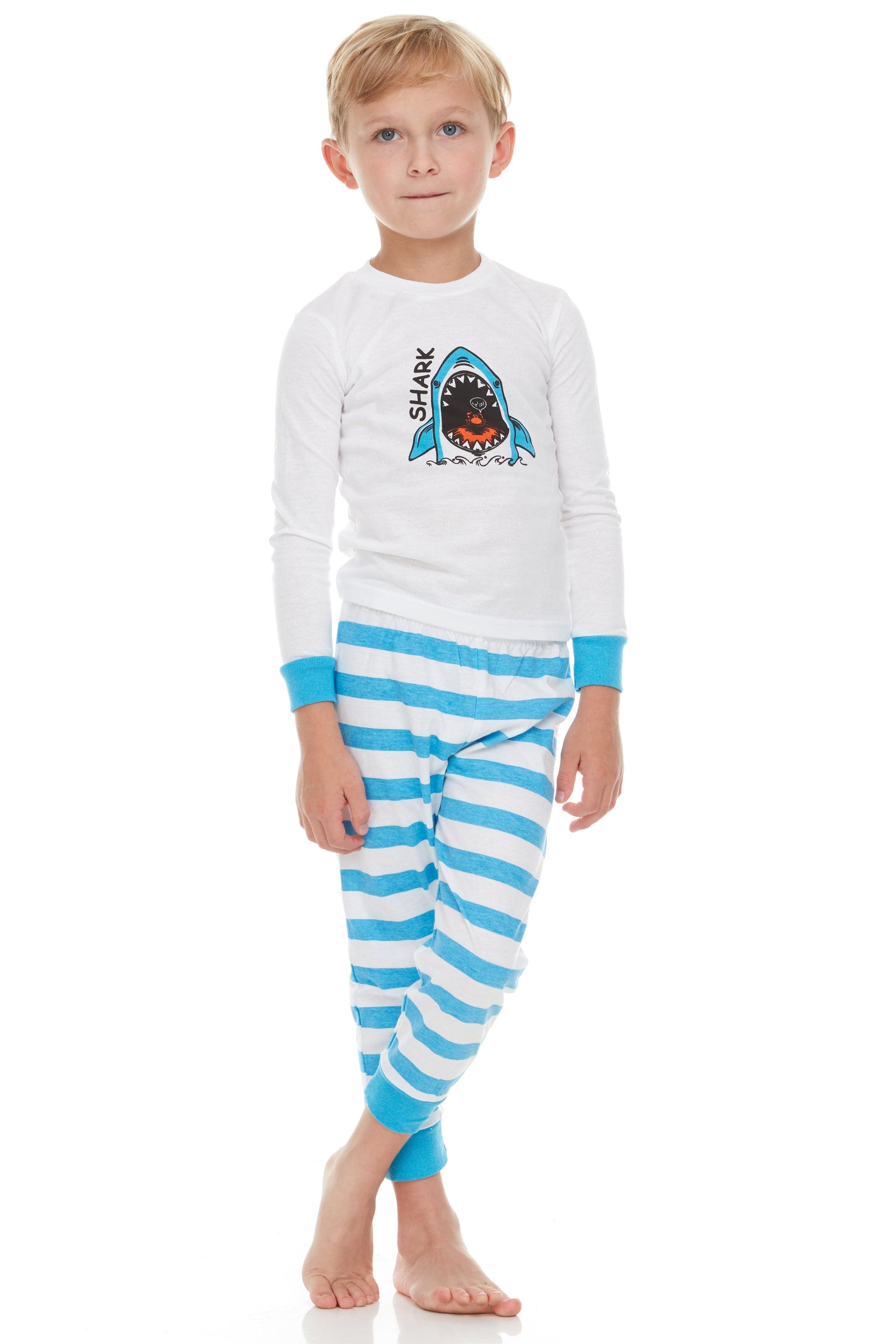 Boys Long Sleeve Pajamas – Soft Toddler Sleepwear (12M–8Y)