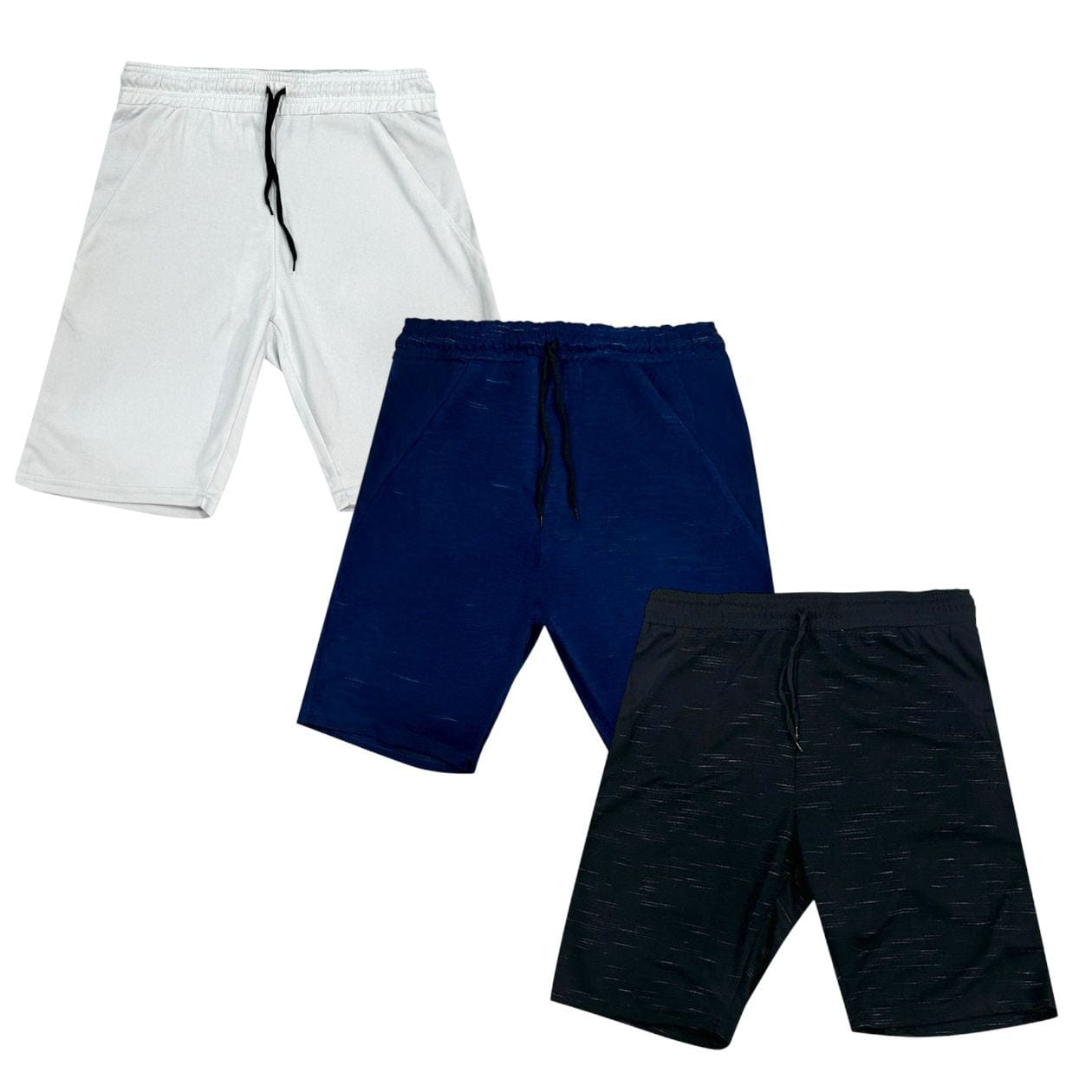 BenBen Mens Shorts Athletic Activewear Relaxed Fit Workout Gym Ultra Comfort - 3 Pack