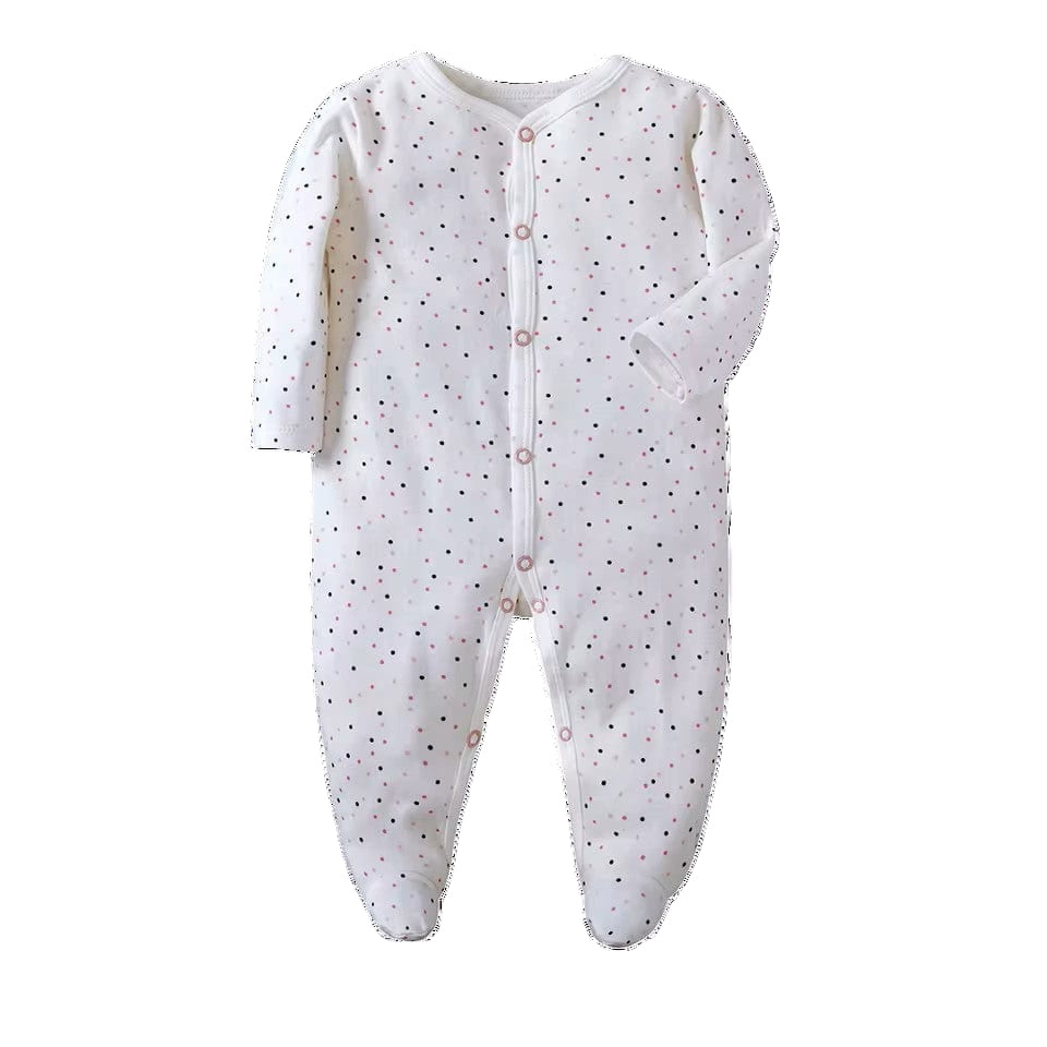 Lions Button Onesie Footie