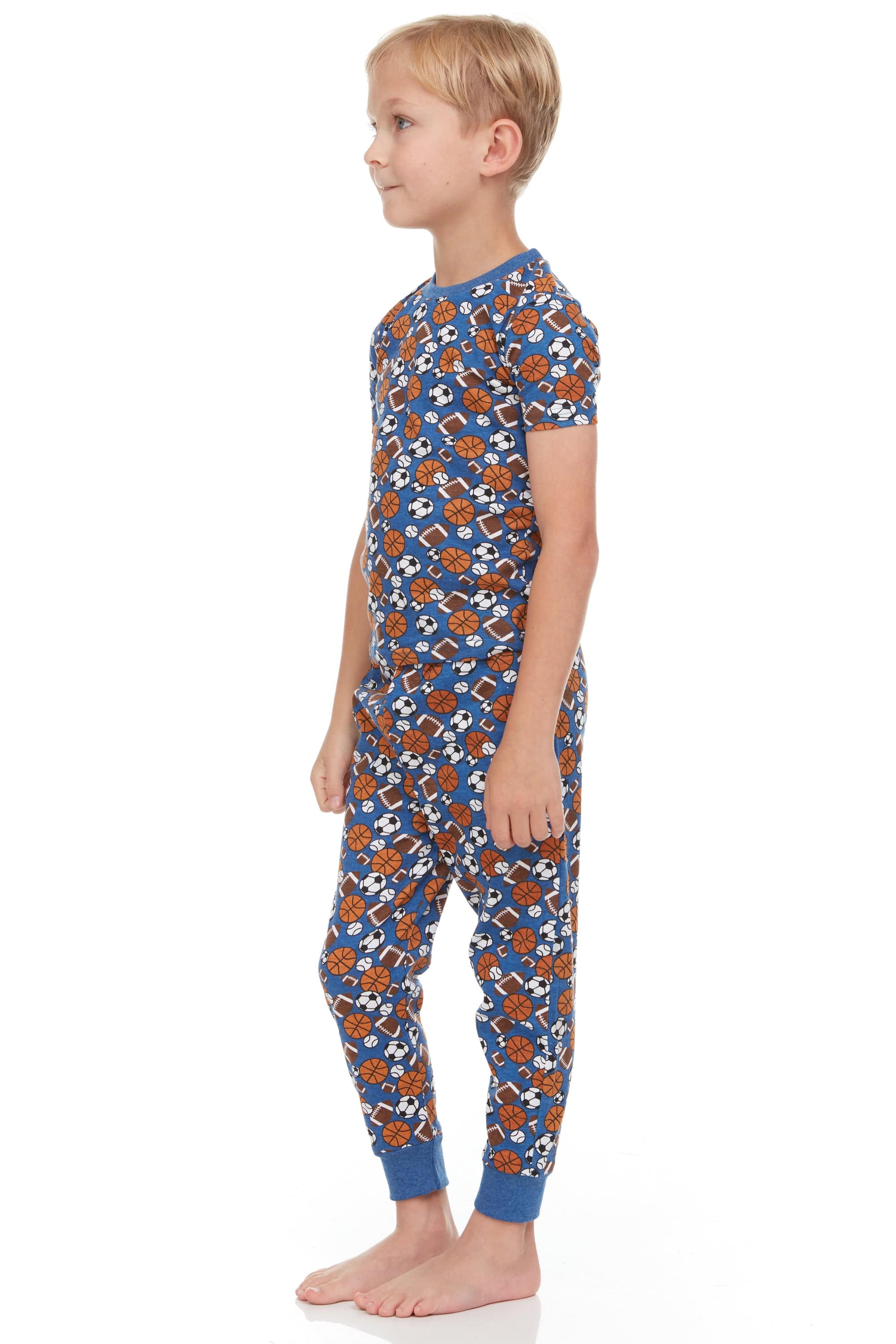 Sports Theme Pajamas for Kids – Super Soft 2-Piece Set