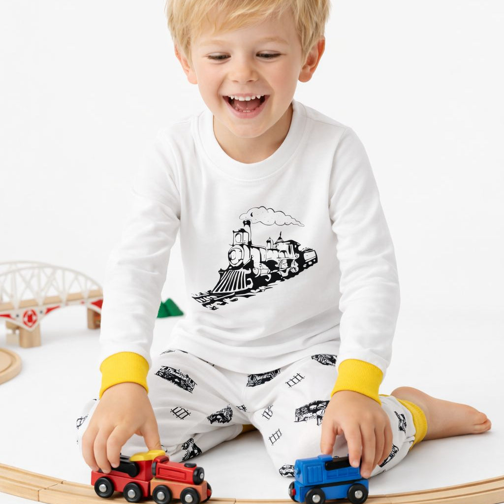 Train Pajama Set