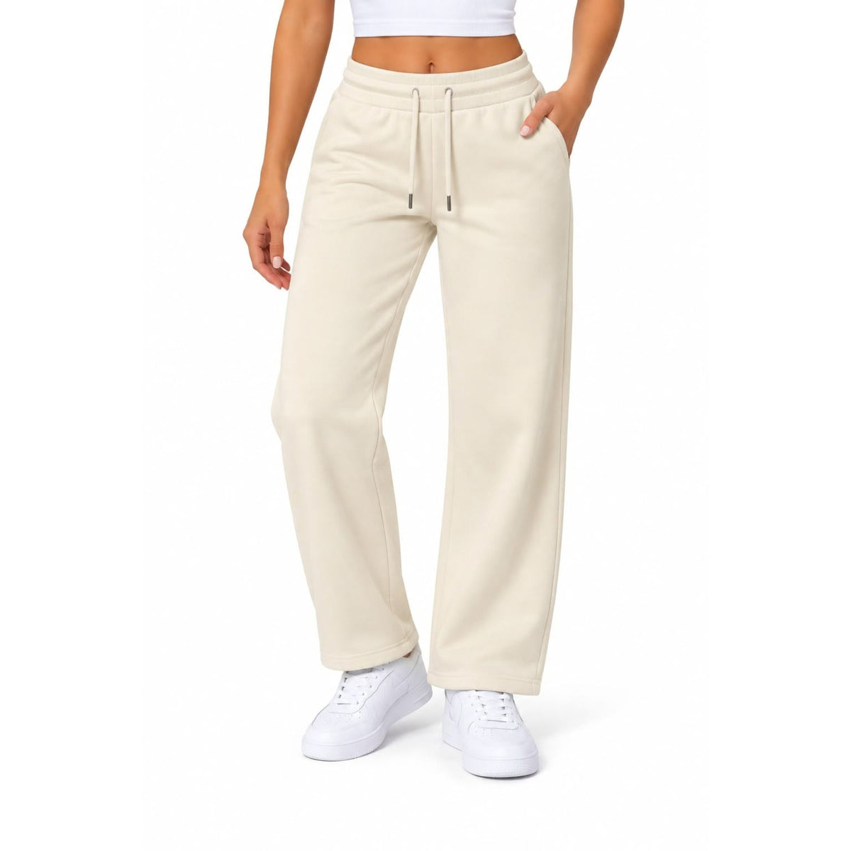 BenBen Women Sweatpants Open Bottom Jogger Pants Heavyweight Casual Stylish Trendy - 3 Pack