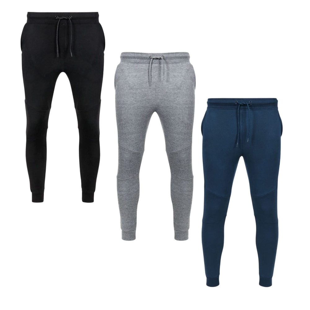 BenBen Men's Joggers Sweatpants Ultra Soft French Terry Dual Pocket - 3 Pack