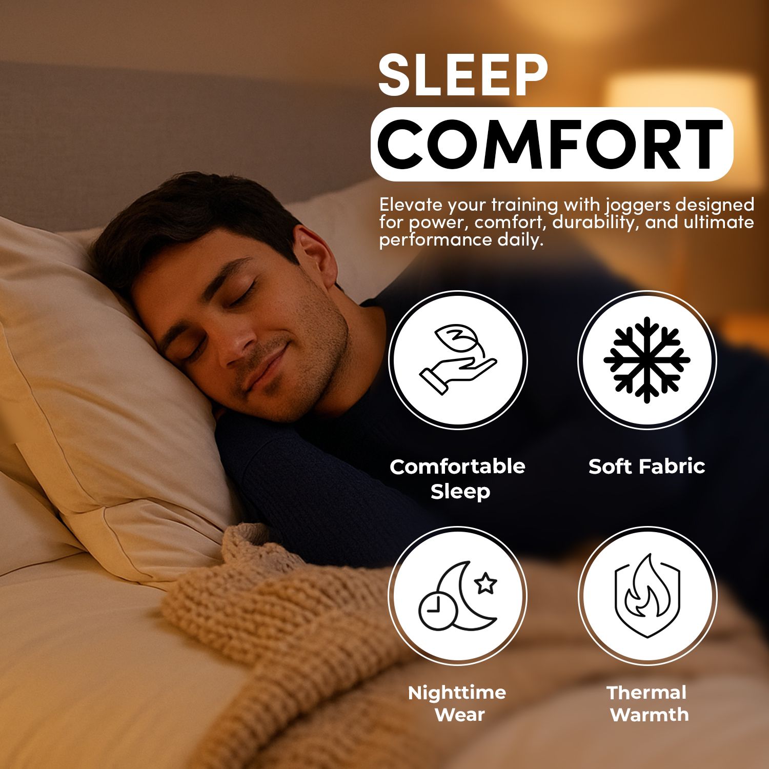 Men's 2-Pack Waffle Knit Thermal Sets, 4-Piece Cozy Sleepwear & Lounge Set (2 Tops & 2 Bottoms), Breathable Waffle Weave Long Johns, Soft Performance Base Layer, Relaxed Fit Pajama Set