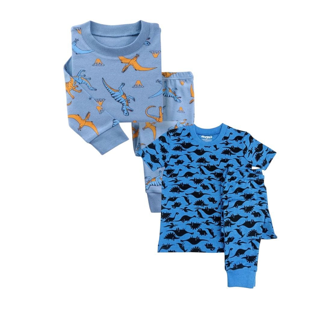 BenBen 2-Pack Boys Toddler Pajama Sets – Super Soft Snug Fit (12M–8Y)