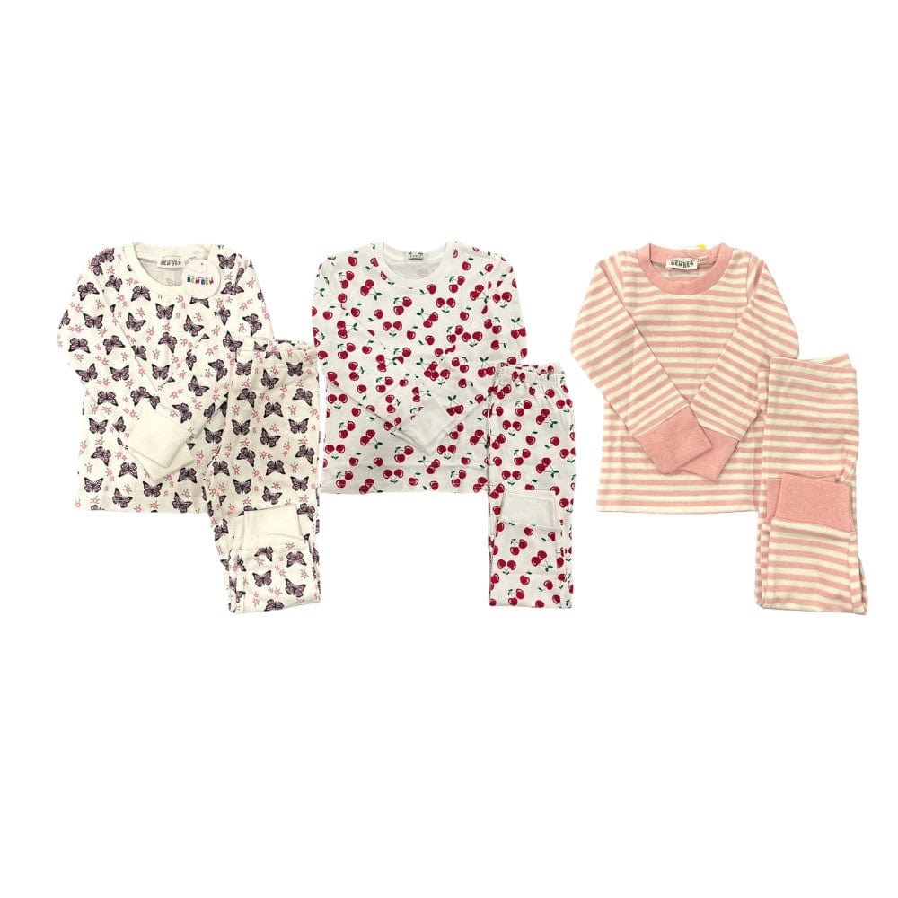Girls 3-Pack Pajamas – Super Soft Cotton Sleepwear Set