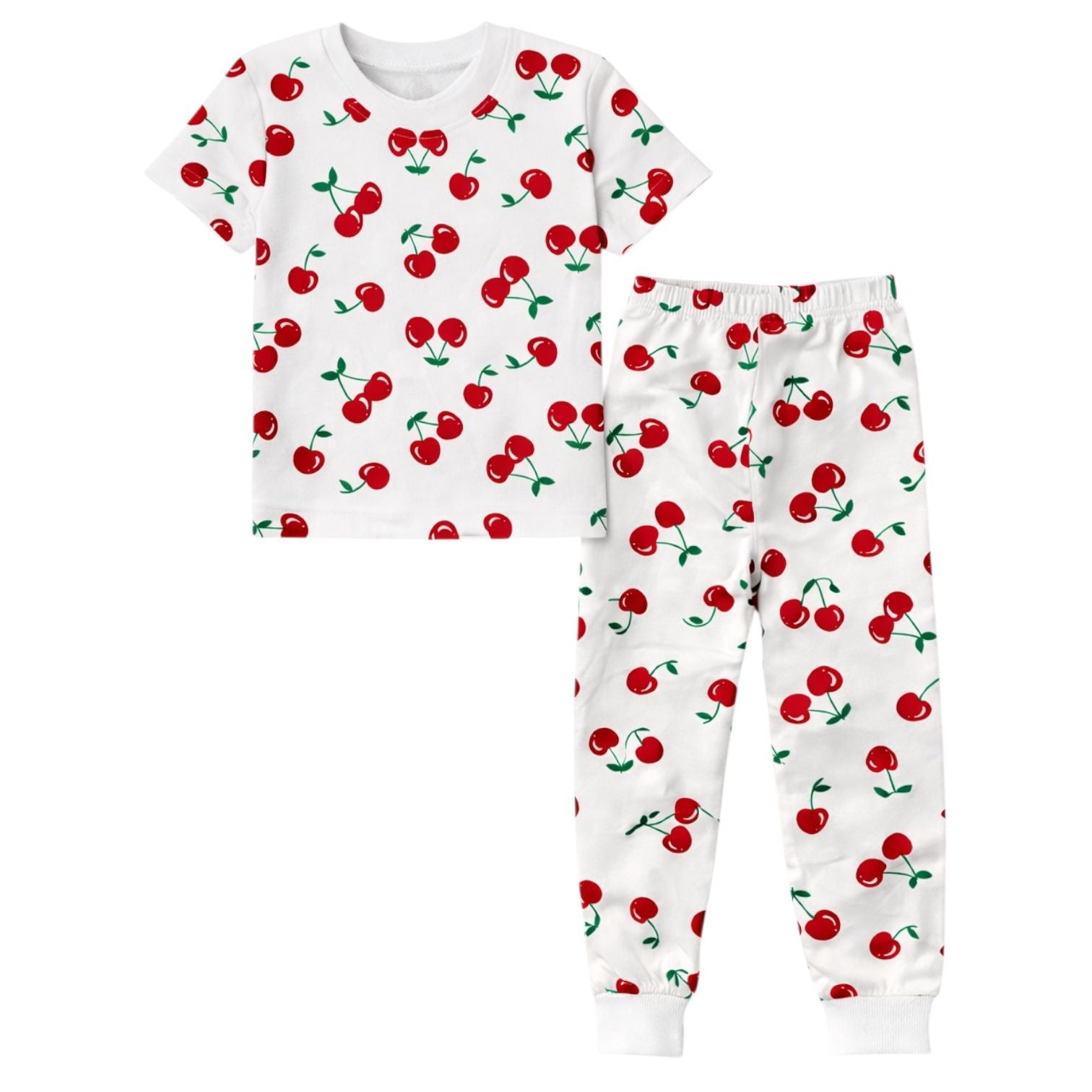 BenBen Kids Toddler Girl Pajamas Pj Set Short Sleeve Snug Fit Soft & Cozy Sleepwear Loungewear 2-Pack - Size 2Y to 10Y