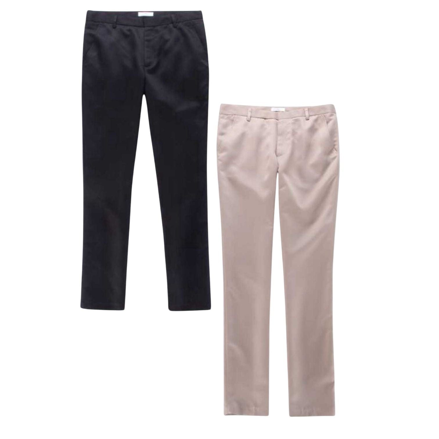 Men's Casual Dress Pants Solid Color Stylish & Affordable | 2pc With Comfort Style