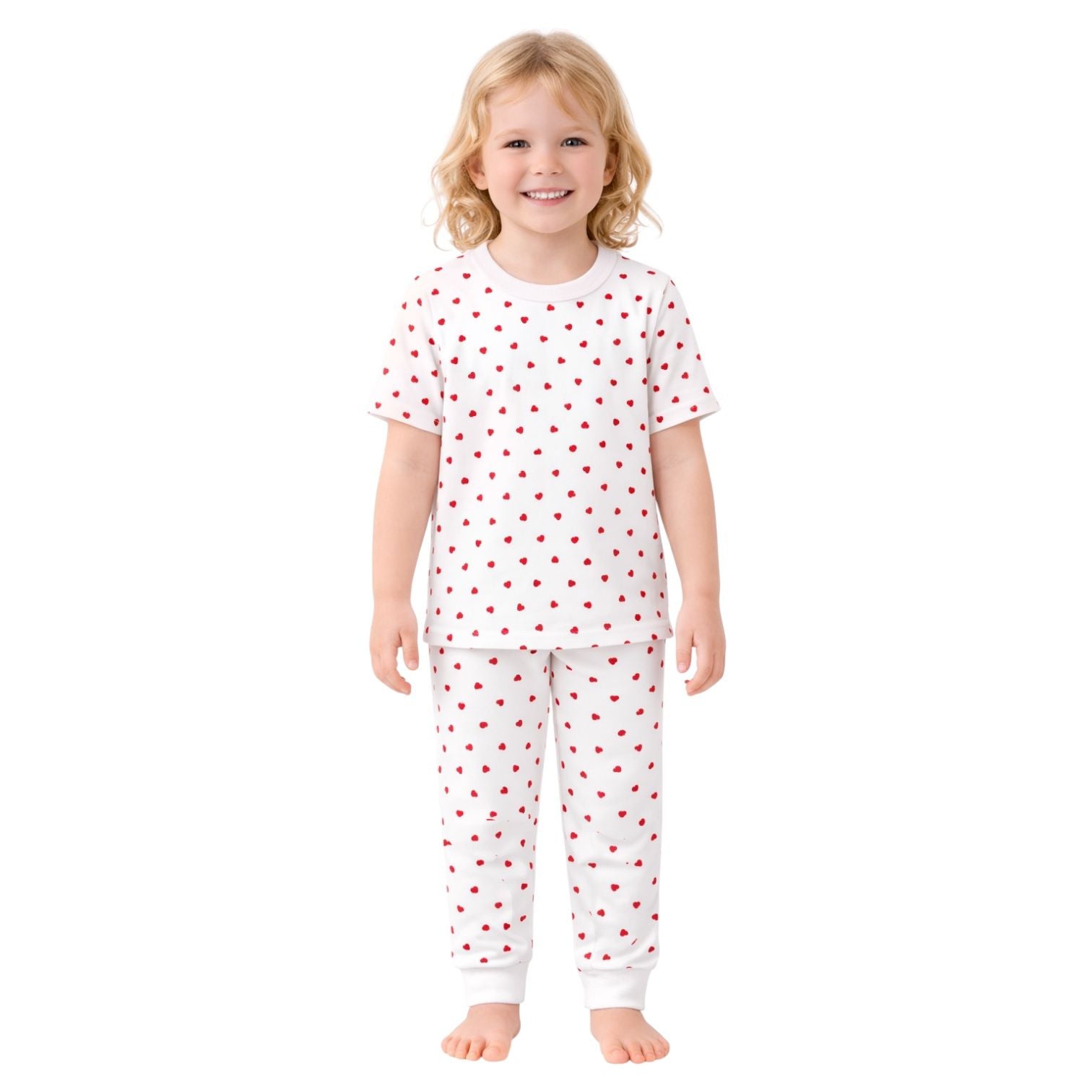 BenBen Kids Toddler Girl Pajamas Pj Set Short Sleeve Snug Fit Soft & Cozy Sleepwear Loungewear 2-Pack - Size 2Y to 10Y