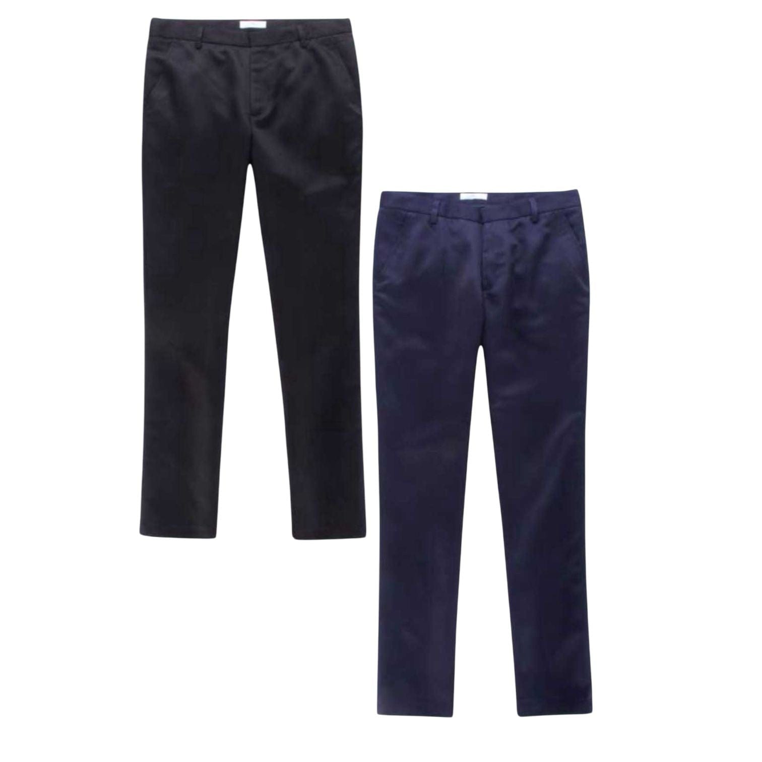 Men's Casual Dress Pants Solid Color Stylish & Affordable | 2pc With Comfort Style