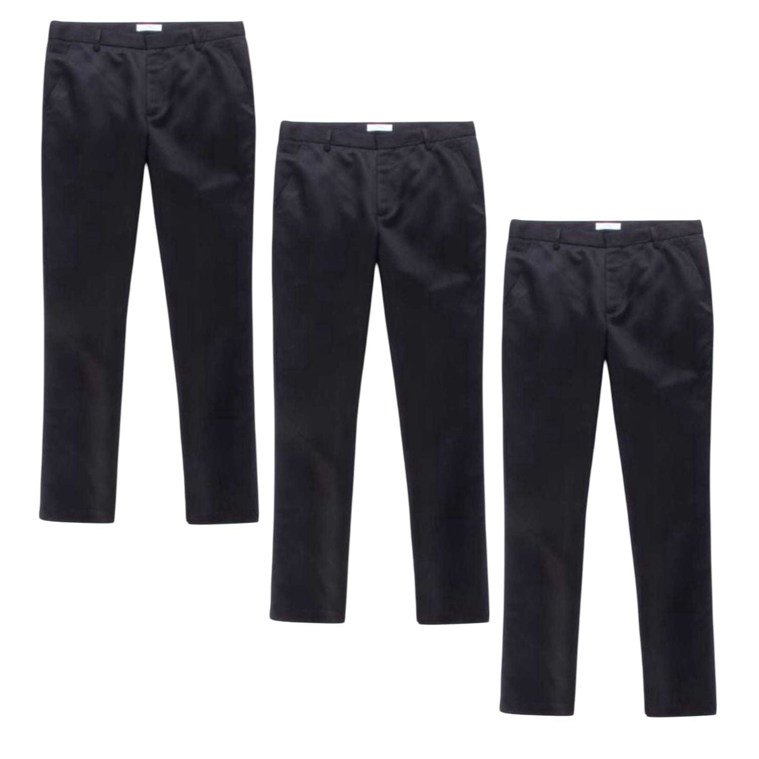 Men's Casual Dress Pants Solid Designs Stylish & Affordable | 3pc With Comfort Style
