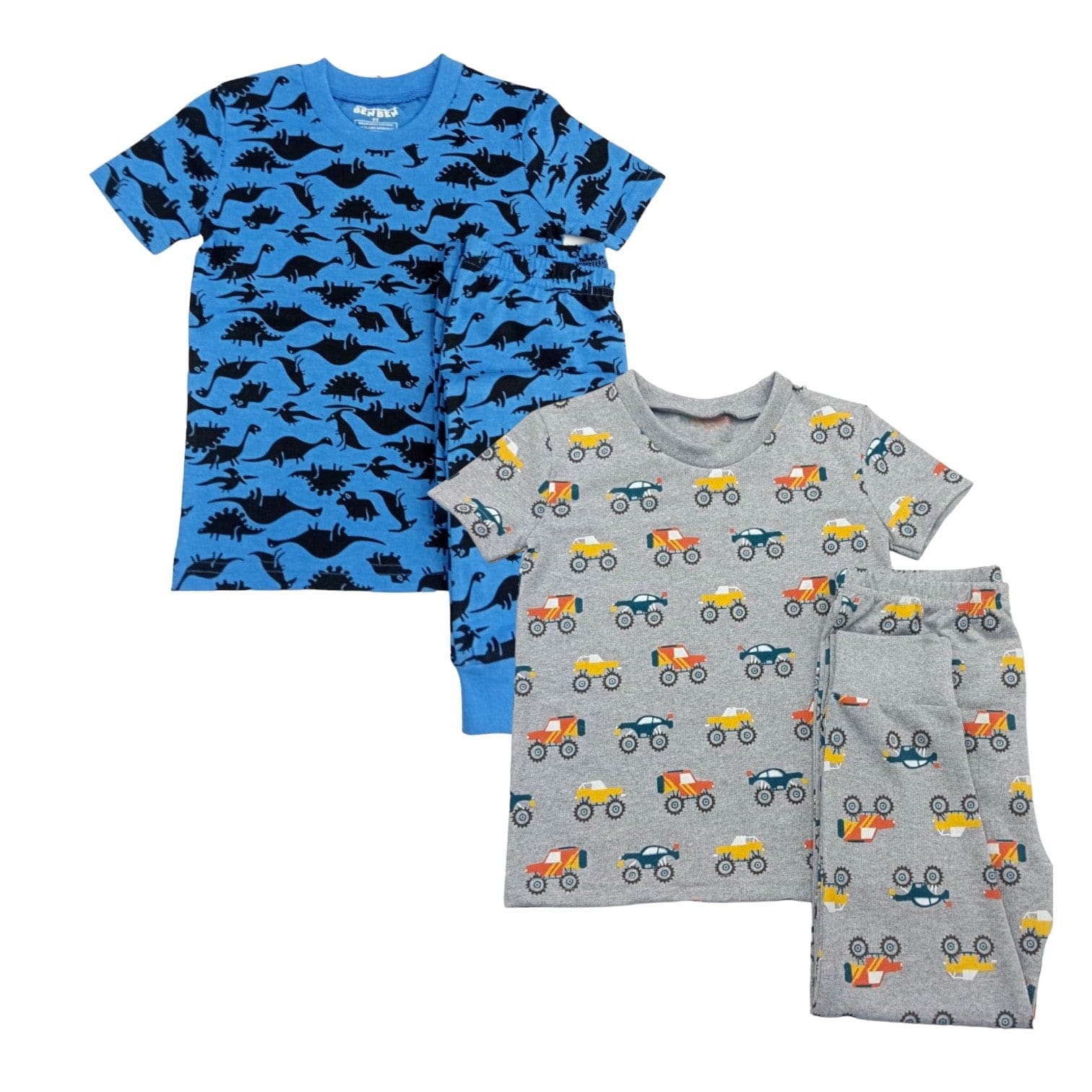 Kids Pajamas 2-Pack – Short Sleeve Sets for Boys