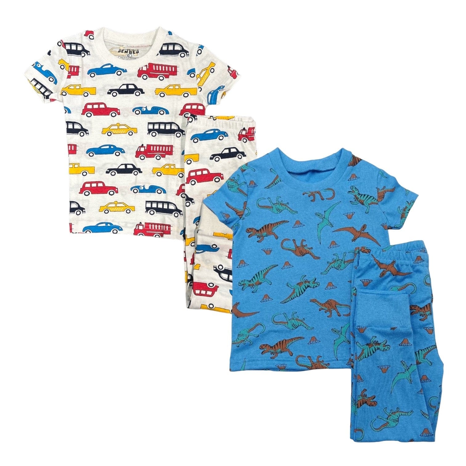 Kids Pajamas 2-Pack – Short Sleeve Sets for Boys