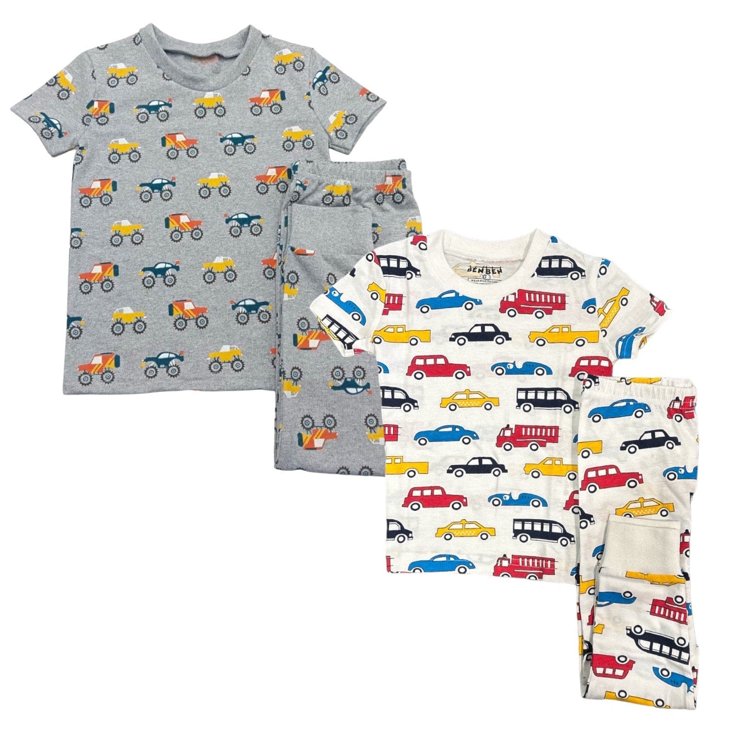 Kids Pajamas 2-Pack – Short Sleeve Sets for Boys