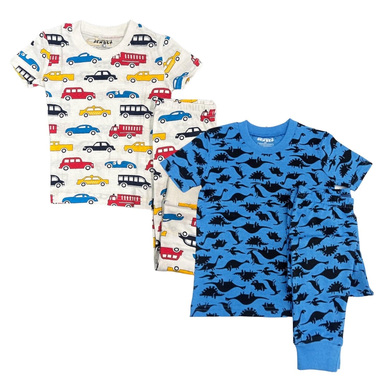 Kids Pajamas 2-Pack – Short Sleeve Sets for Boys