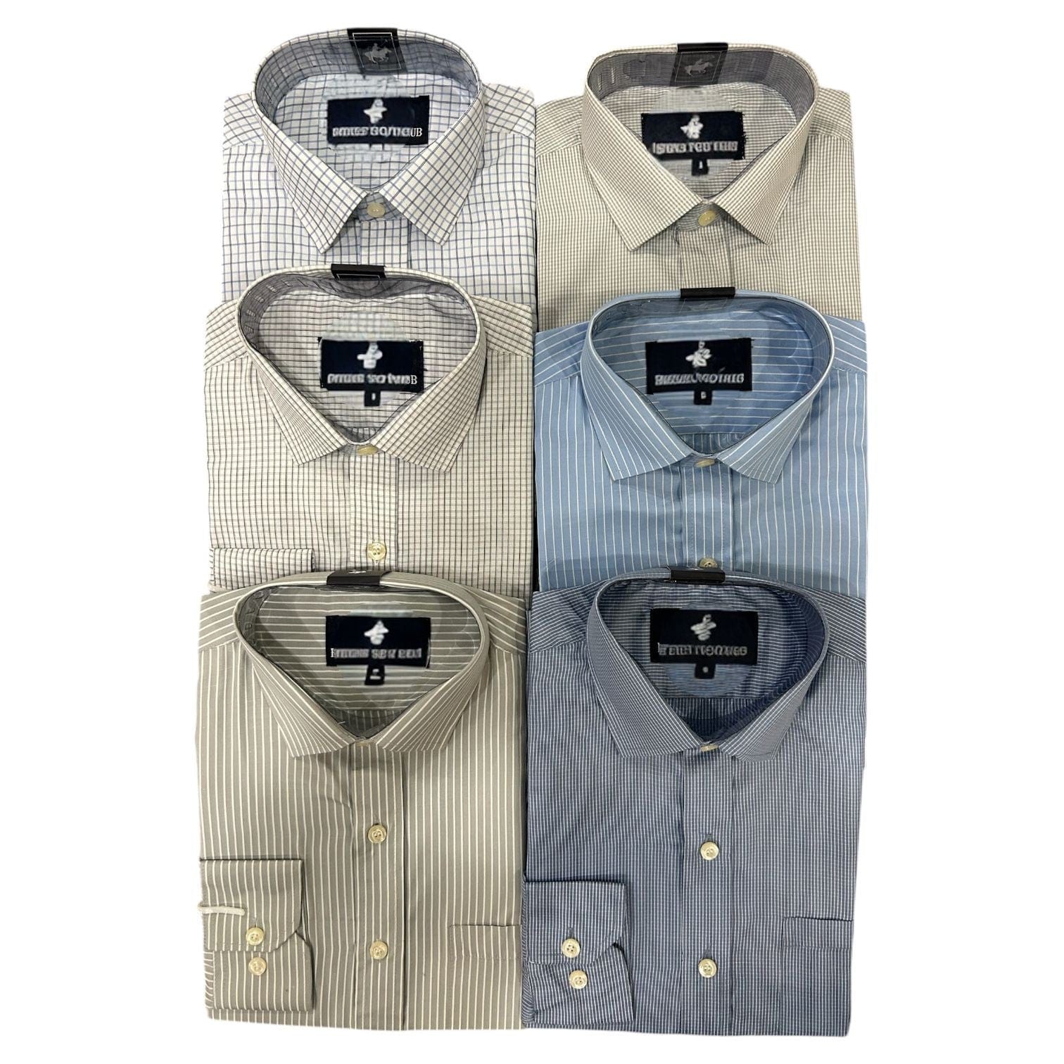 BenBen Men's Classic Dress Shirt Stylish Comfortable and Versatile - 12 Pack