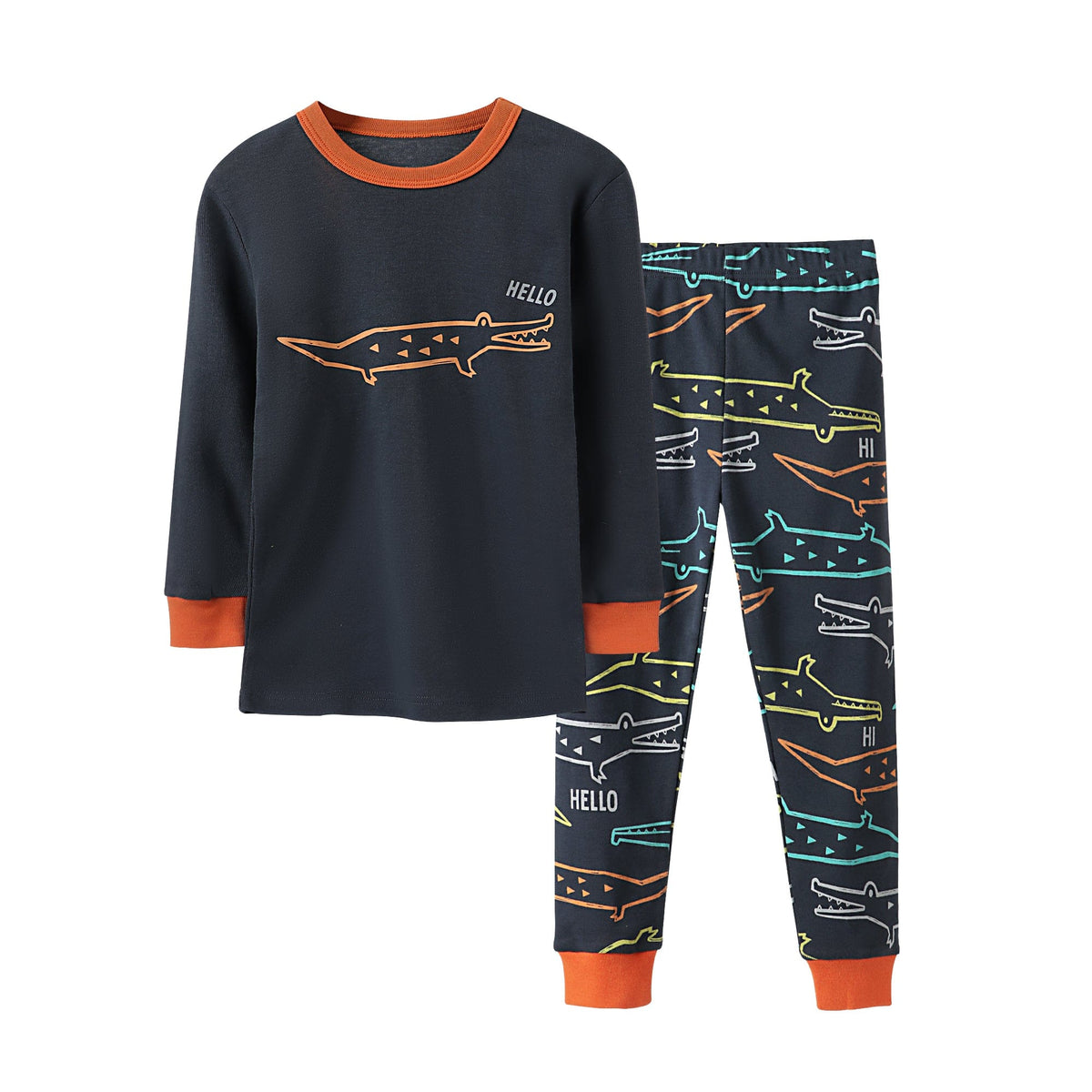Hello Dinosaur Pajama Set