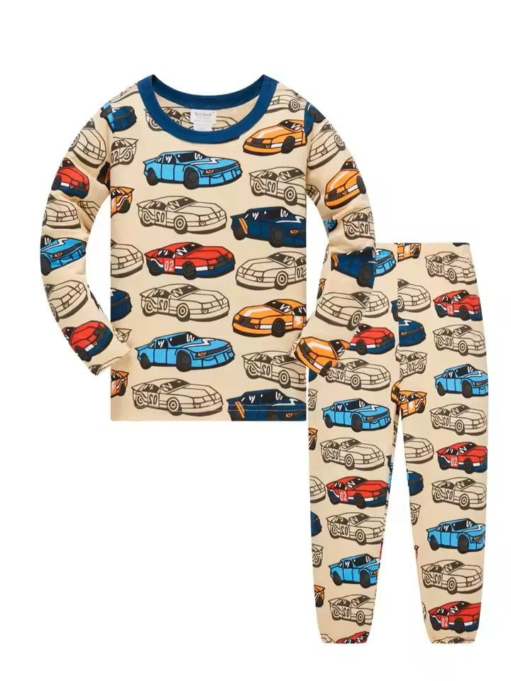 Kids 2 Piece Cars Pajamas