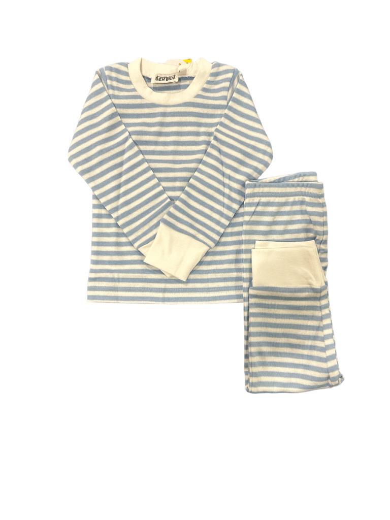 Kids Blue Stripes Pajamas