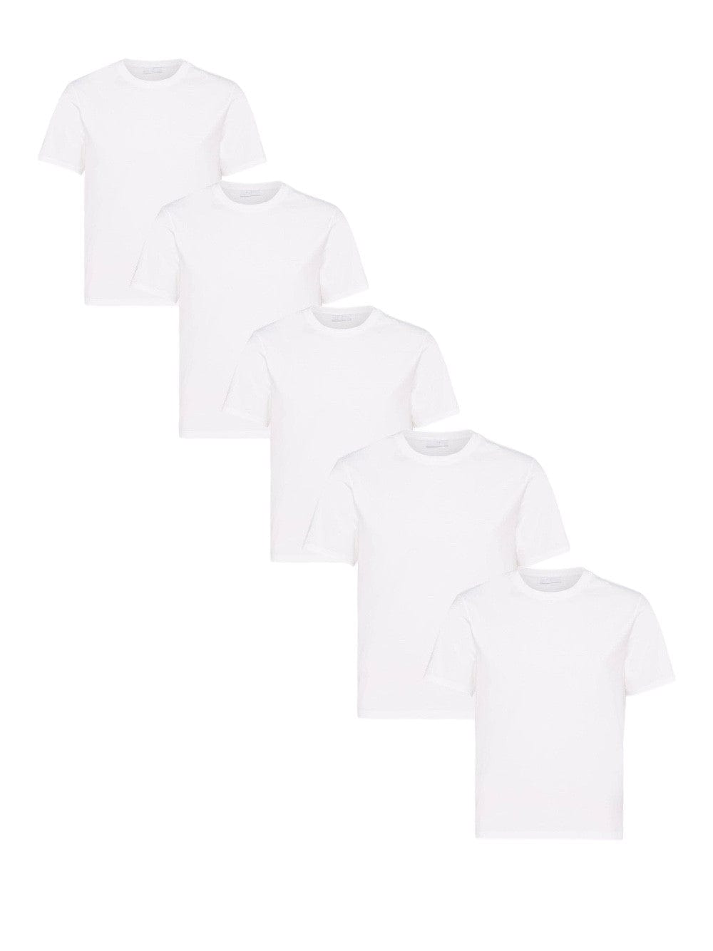 Mens 5 Pack Tees - White Pack