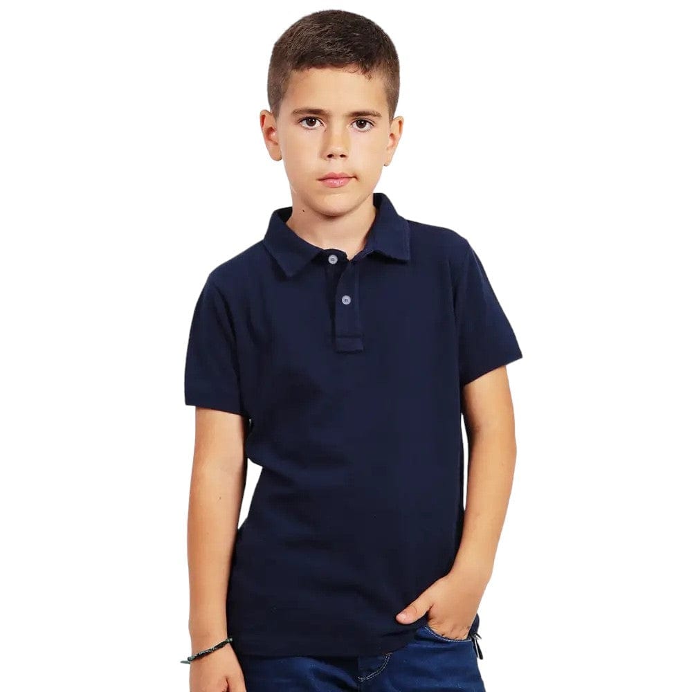 Kids Polos Single Pack - White,Blue,Navy