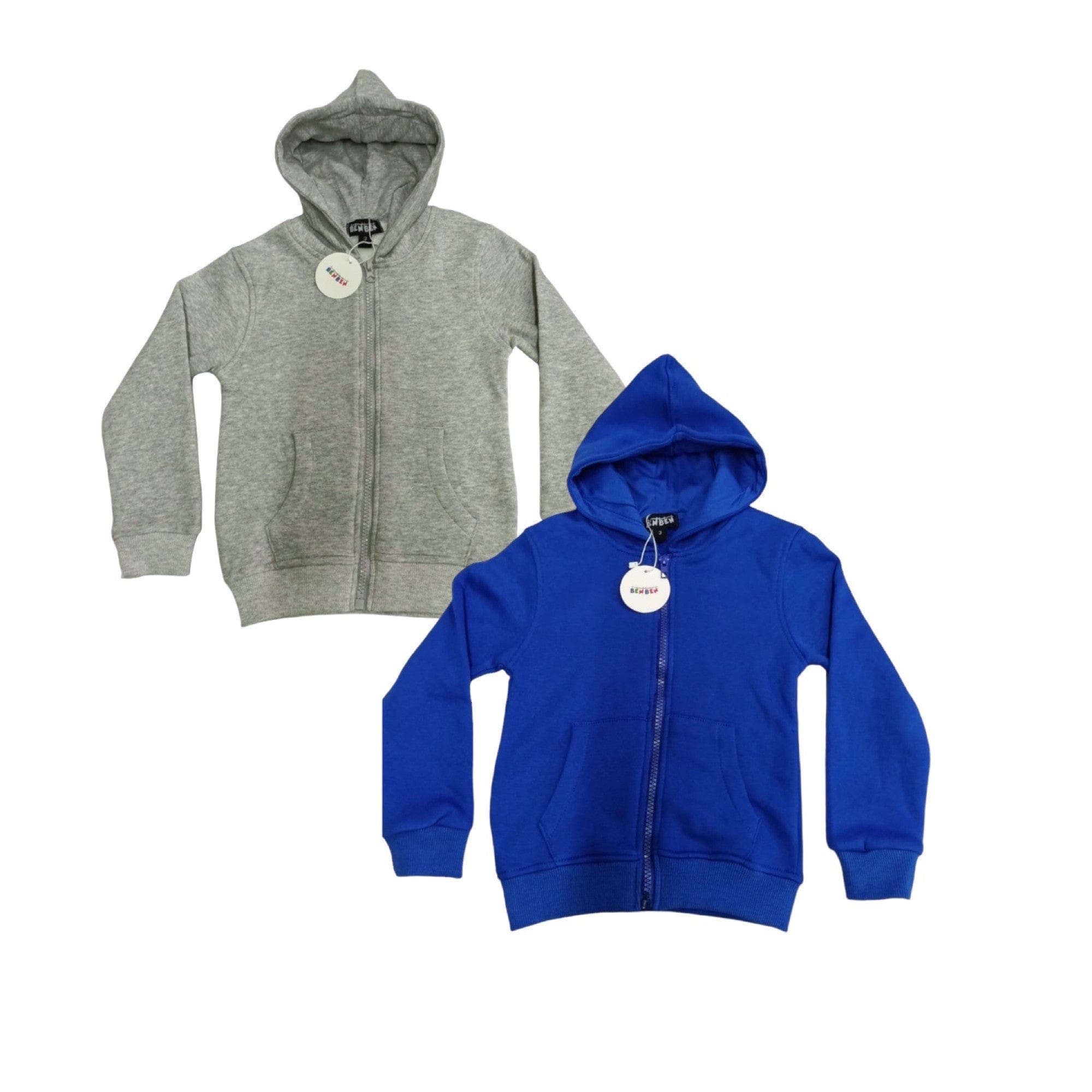 Kids 2 Pack Sweaters - Grey Blue