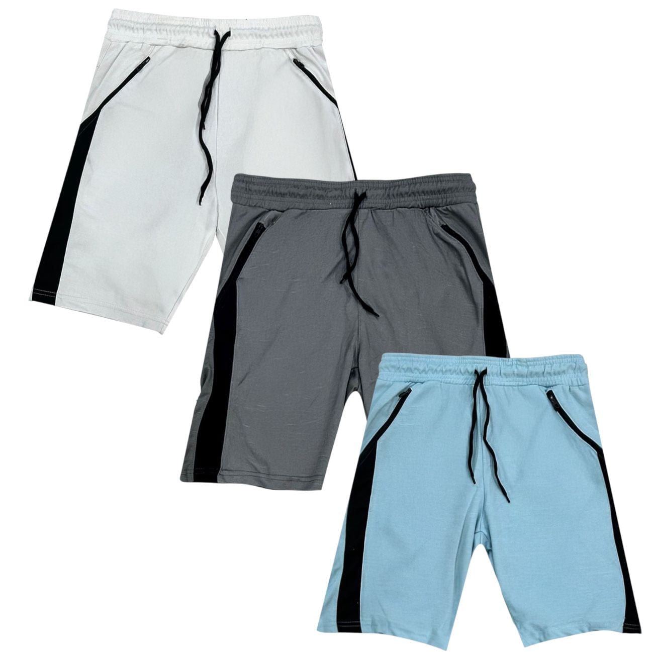 BenBen Mens Shorts Athletic Activewear Relaxed Fit Workout Gym Ultra Soft Running - 3 Pack