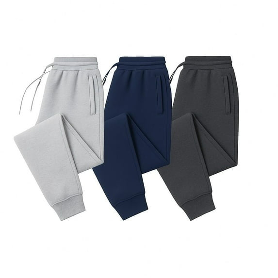 BenBen Men Jogger Pants Sweatpants Fleece Ultra Soft - 3 Pack