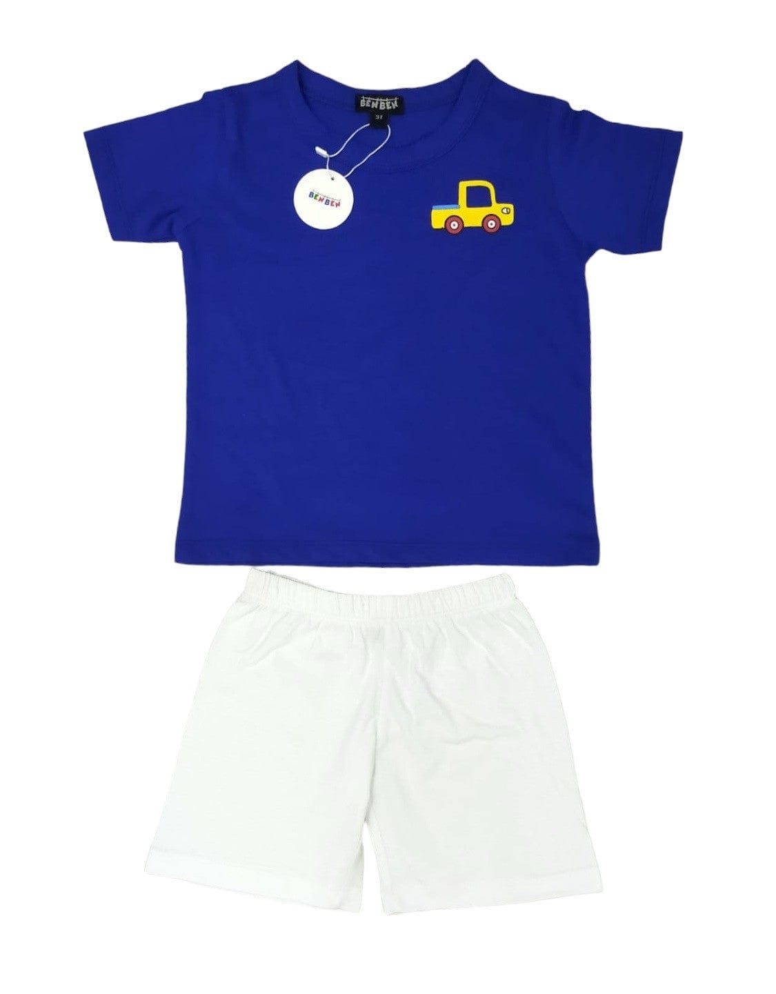 Kids Cars Summer Shorts Set