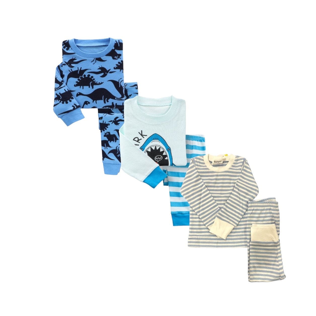 Kids 3 Pack Pajamas Boys - Super Soft Cotton