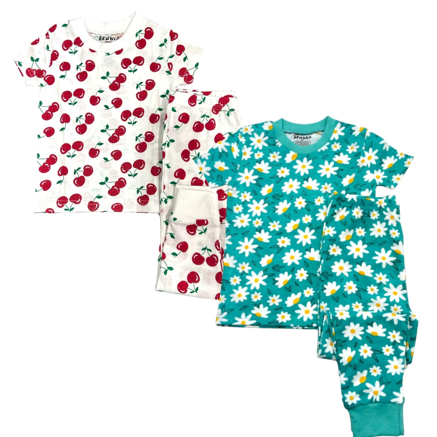 Girls Shortsleeve Pajamas 2 Pack - Multiple Options