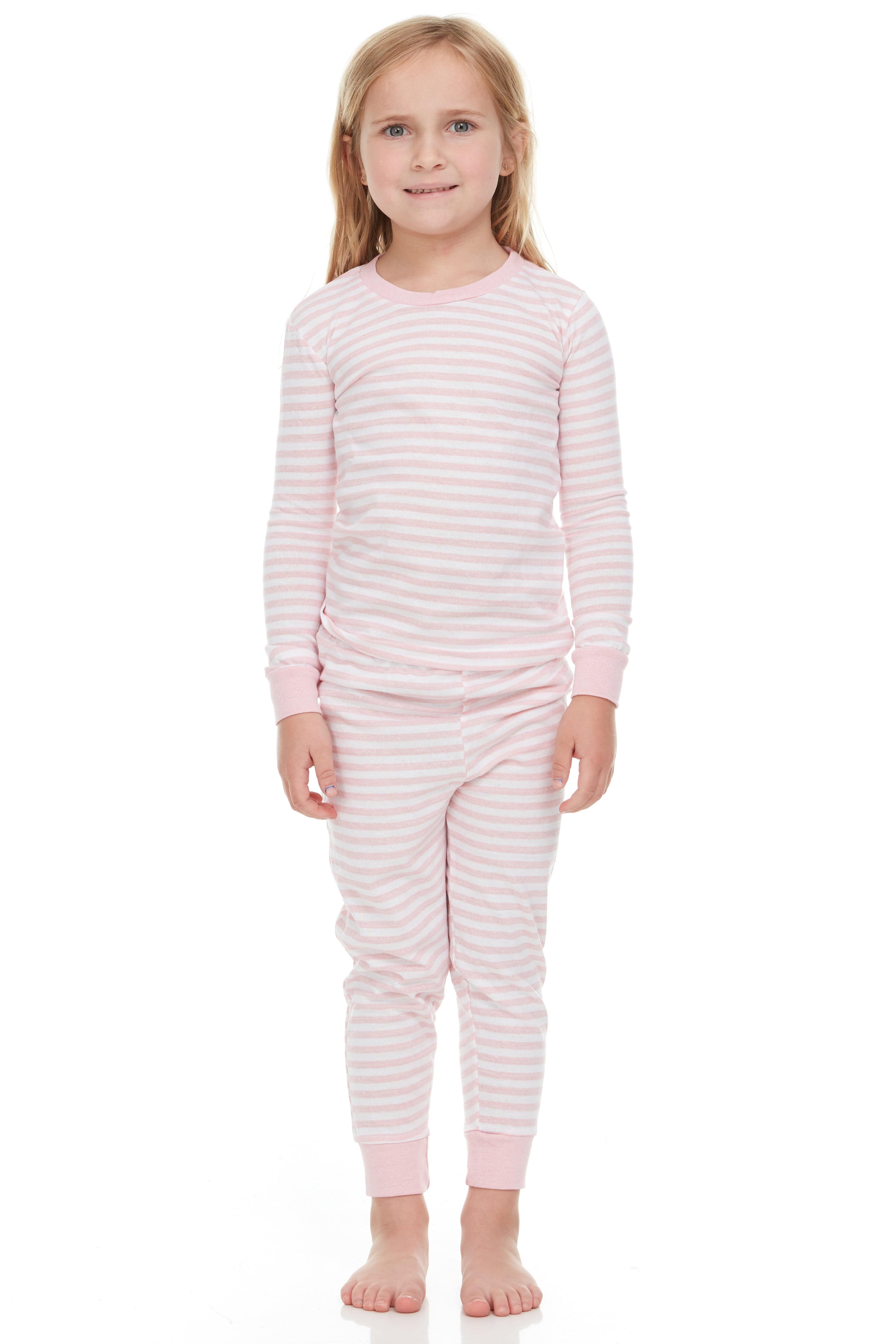 Kids Pink Stripes Pajamas