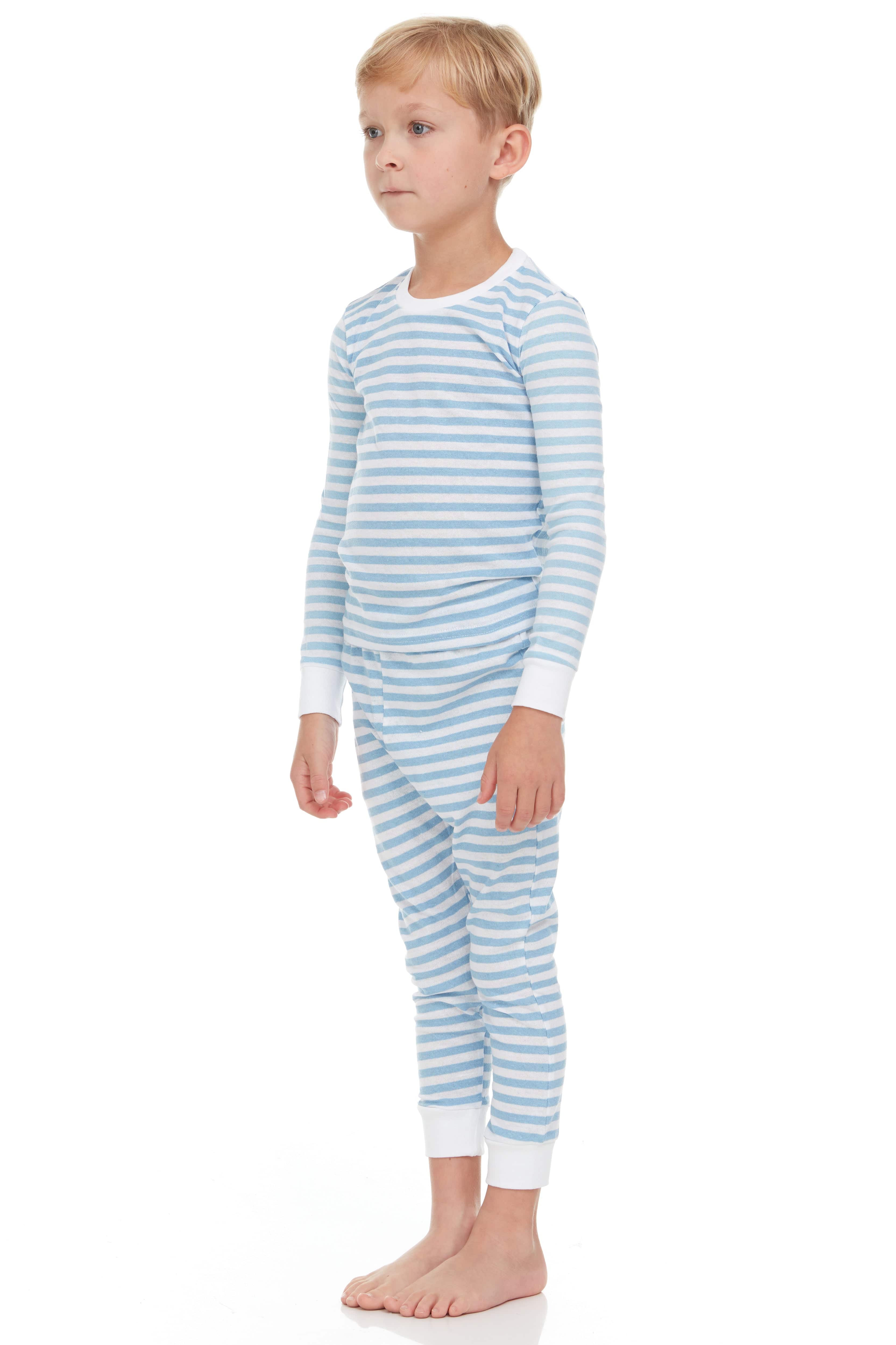 Kids Blue Stripes Pajamas