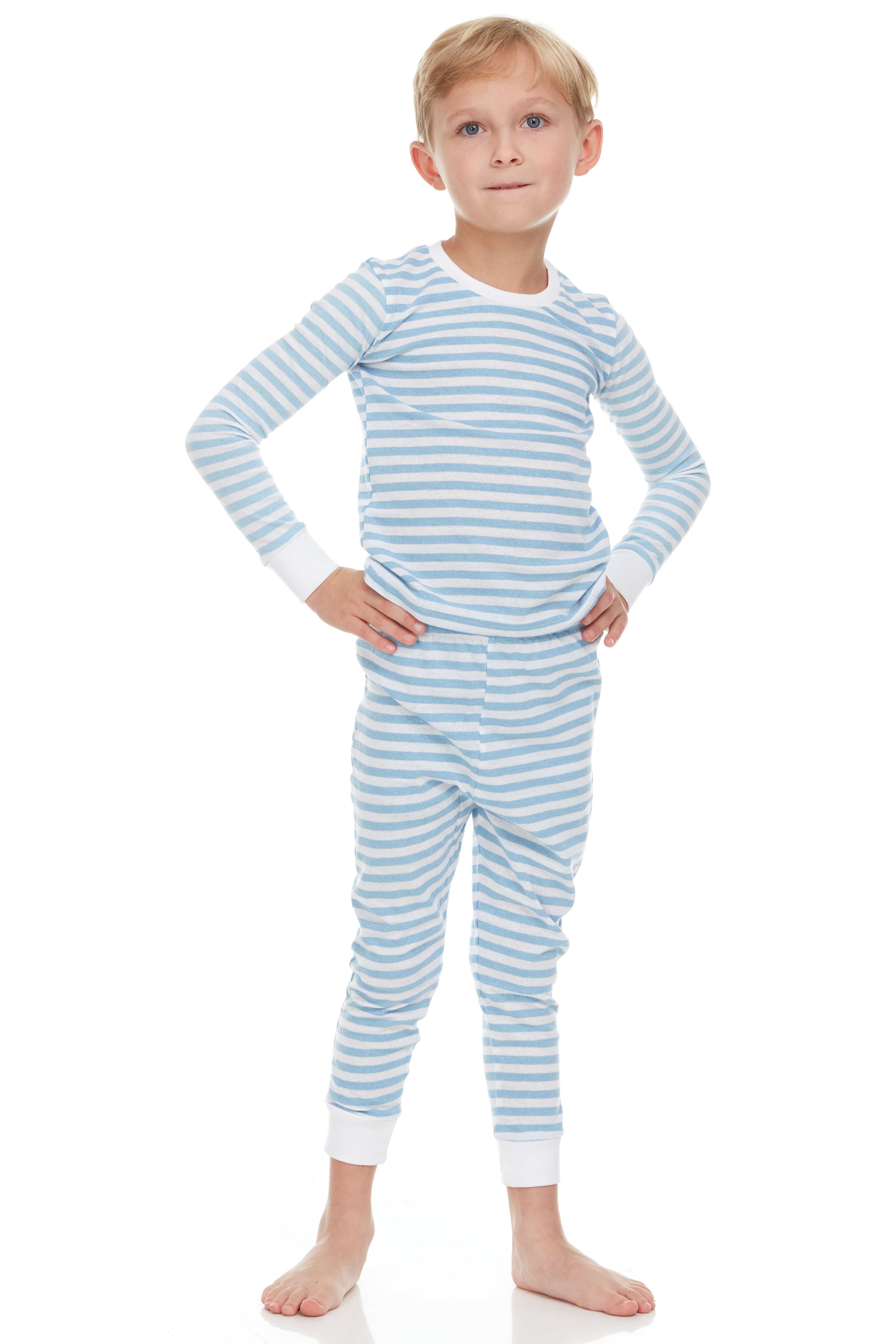 Kids Blue Stripes Pajamas