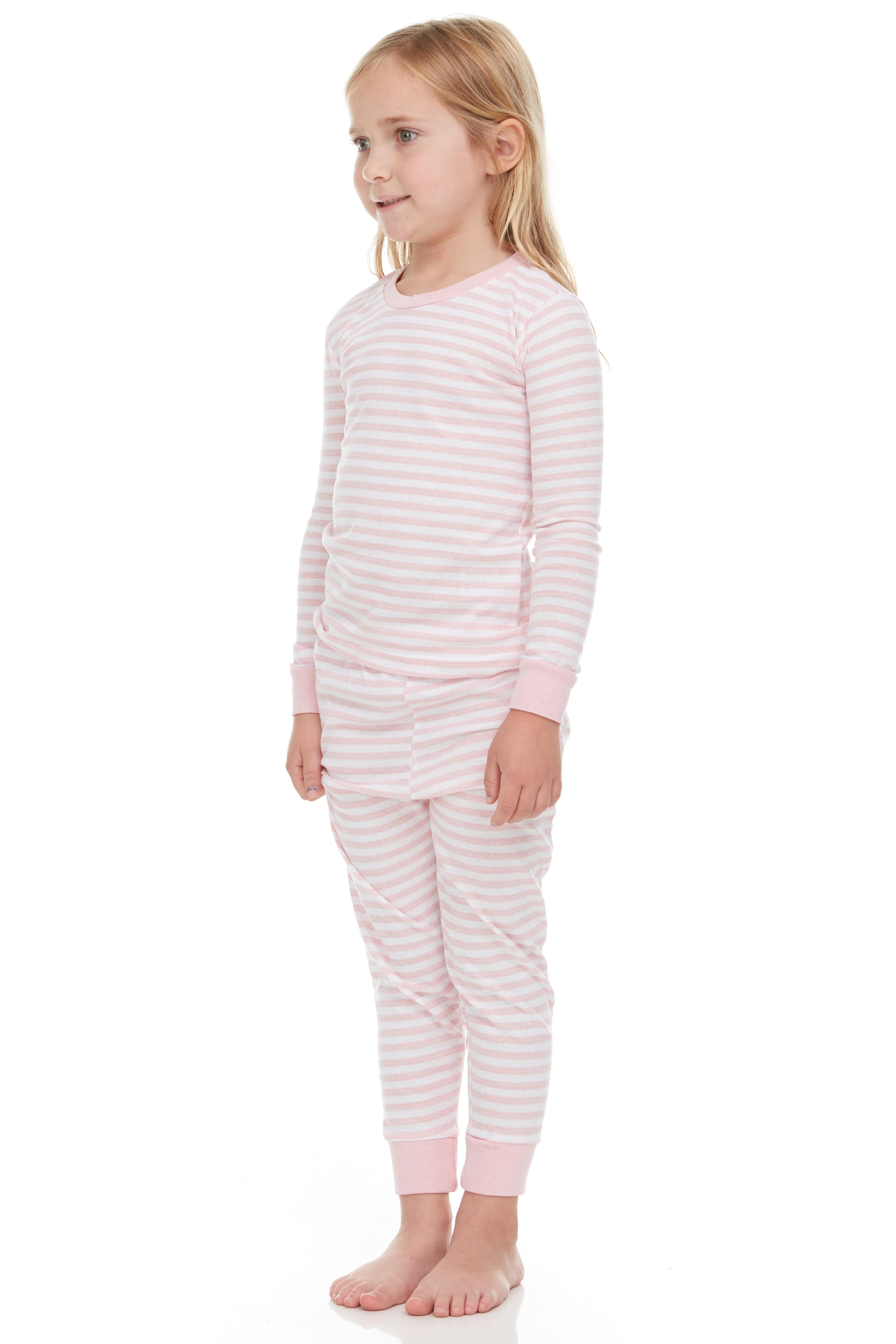 Kids Pink Stripes Pajamas