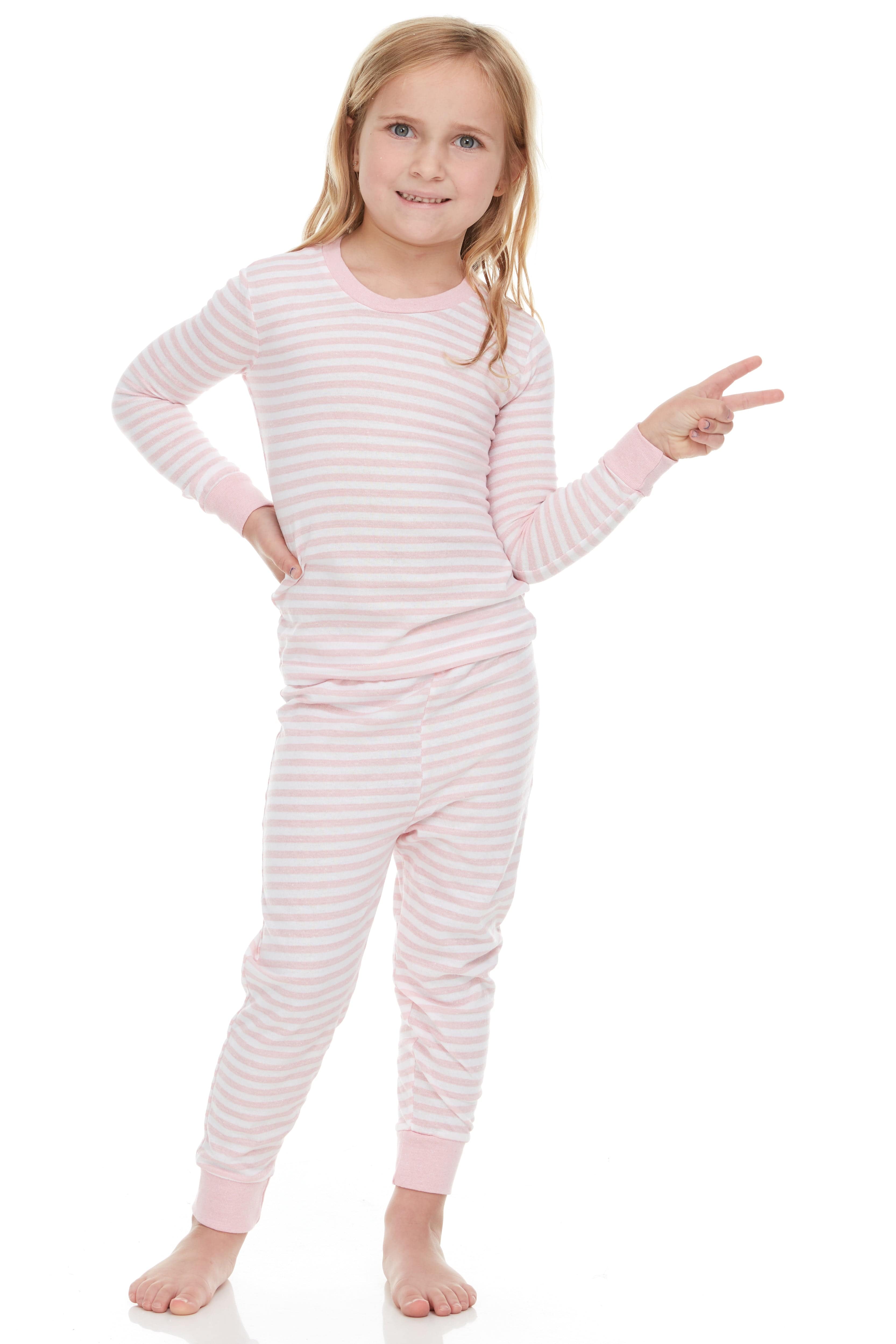 Kids Pink Stripes Pajamas