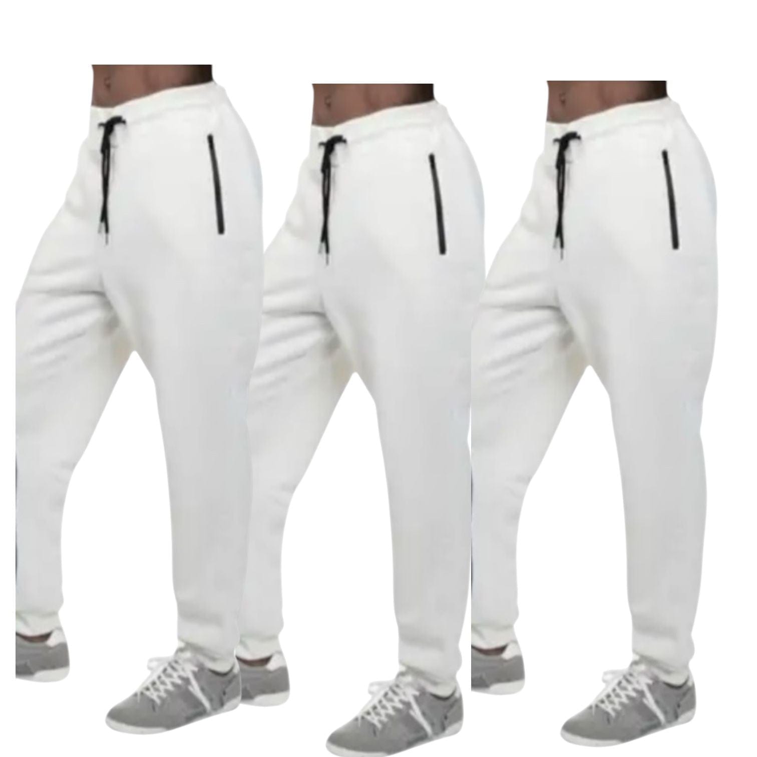 BenBen Women Jogger Pants with Zipper Super Soft Comfortable - 3 Pack